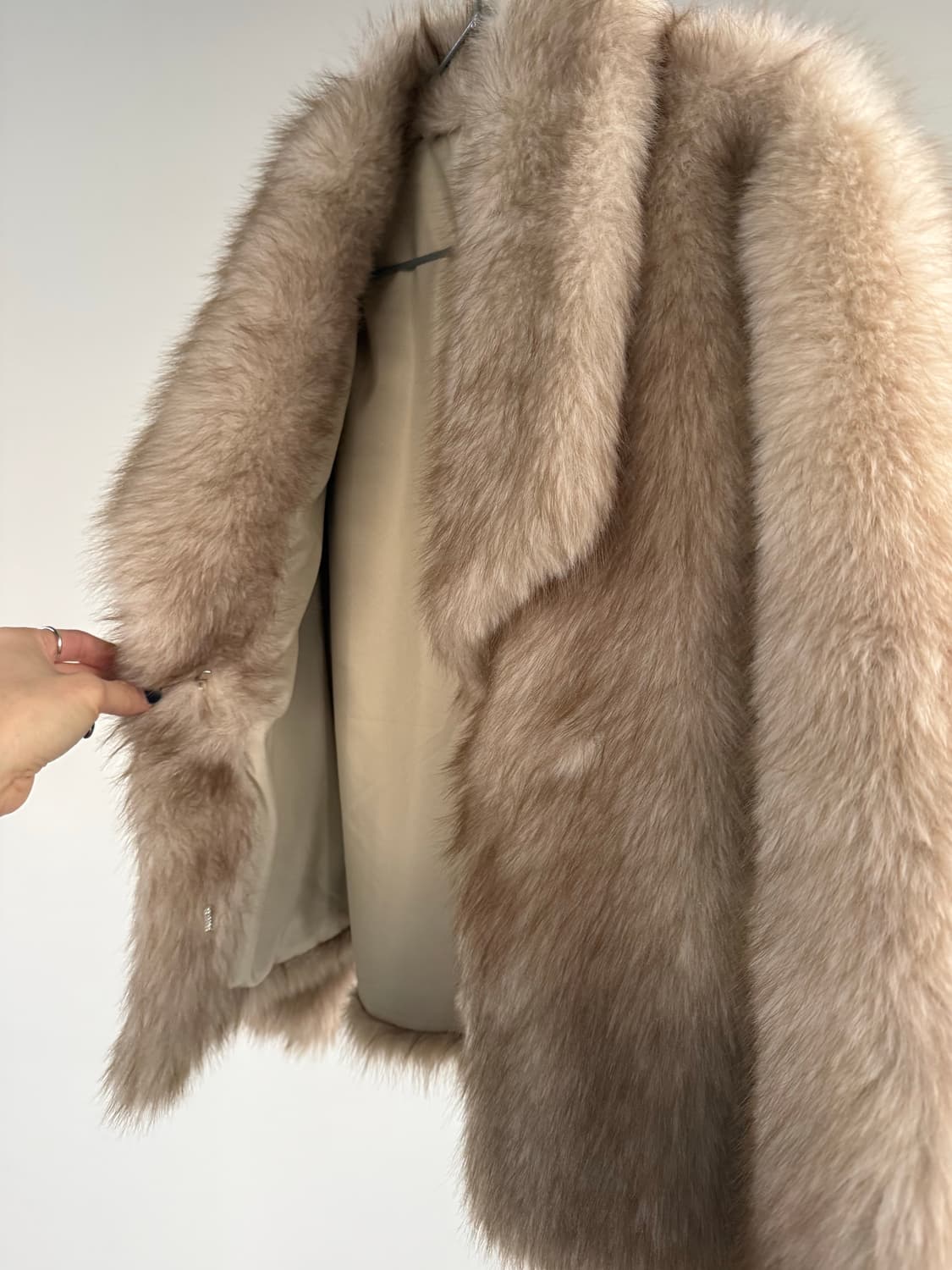 베이지 에코퍼 자켓 66까지가능 상품이미지3