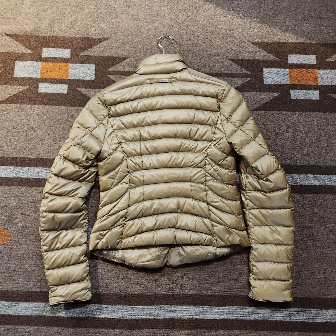 폴로랄프로렌 여성 덕다운 고햄글로스드 패딩 S 상품이미지5