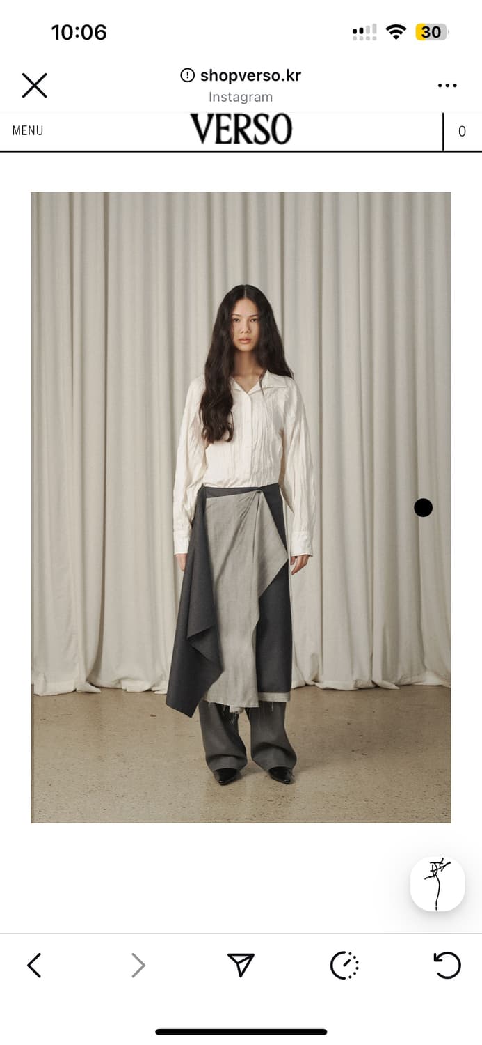 Verso 스커트 BICOLOR WRAP SKIRT 상품이미지3