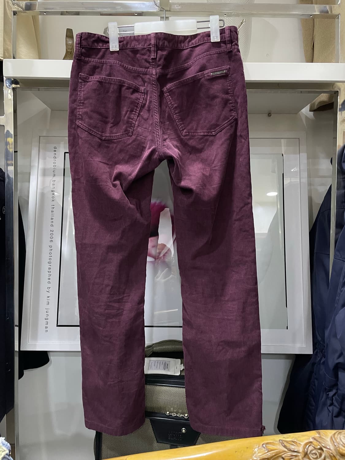 버버리(브릿)/버건디 코듀로이팬츠 상품이미지2