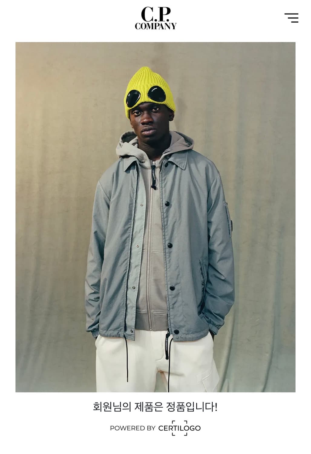 Cp컴퍼니 렌즈 지퍼 오버셔츠 상품이미지7