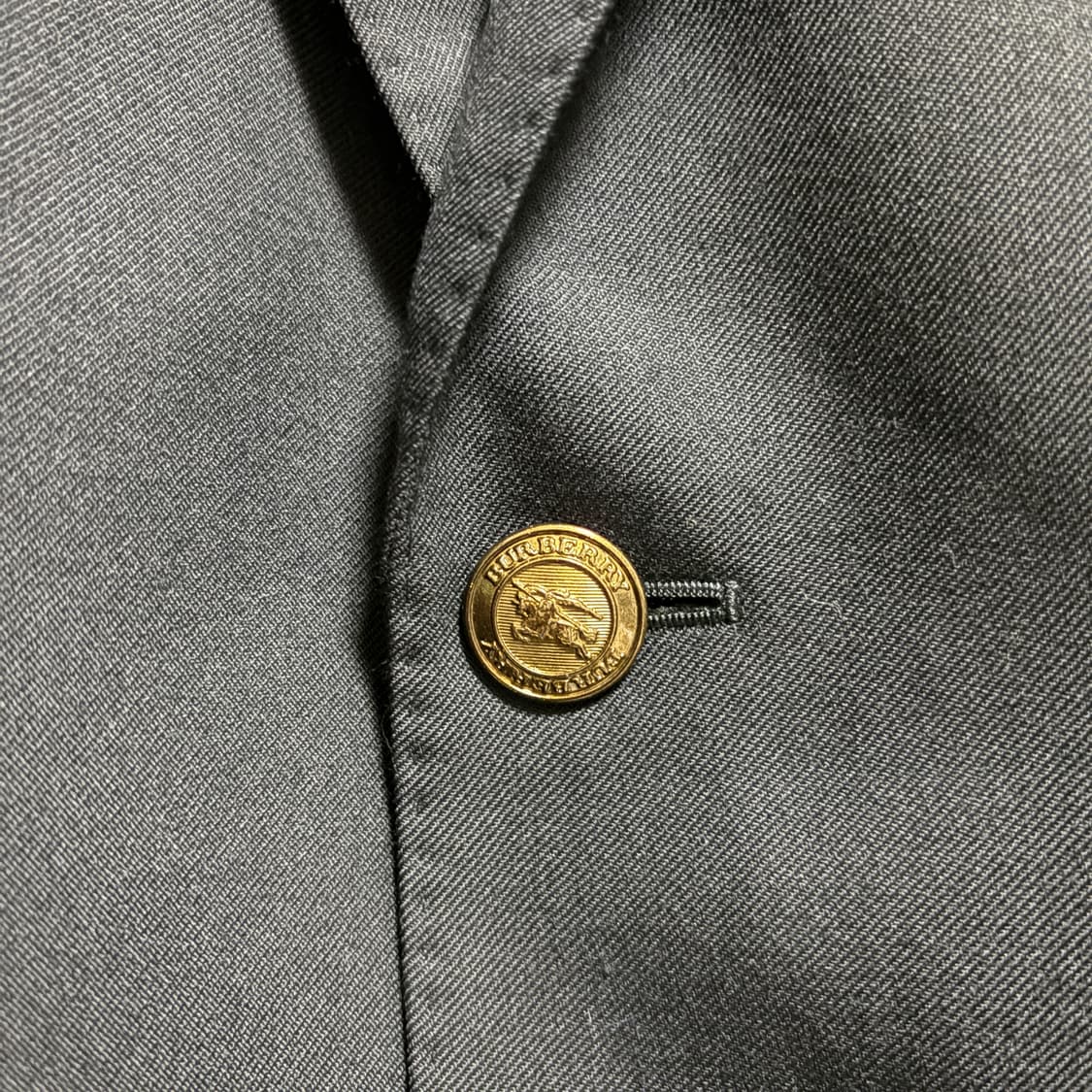 (민트급) 버버리 런던 엔틱골드 금장 블레이저 / 네이비, L 상품이미지4