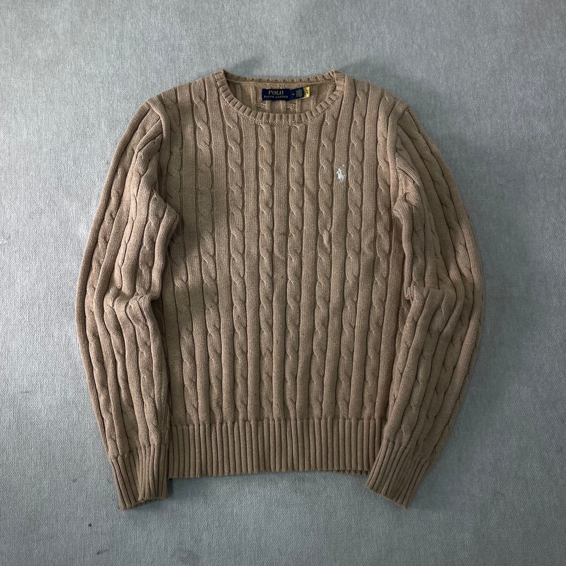 W95 폴로랄프로렌 꽈배기 베이지 니트 상품이미지1
