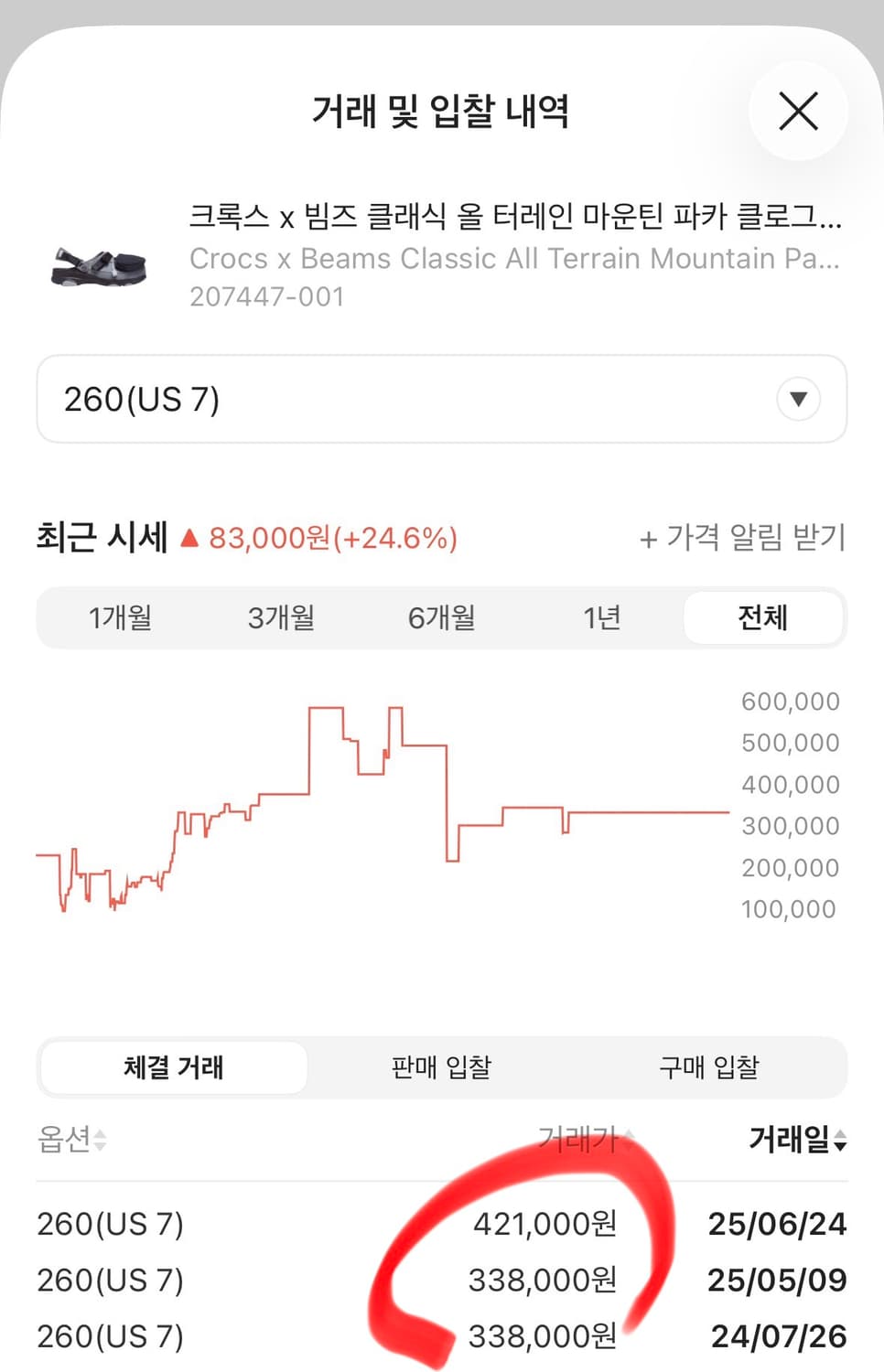 [260] 크록스 X 빔즈 클래식 올 터레인 마운틴 파카 클로그 그레이 상품이미지9
