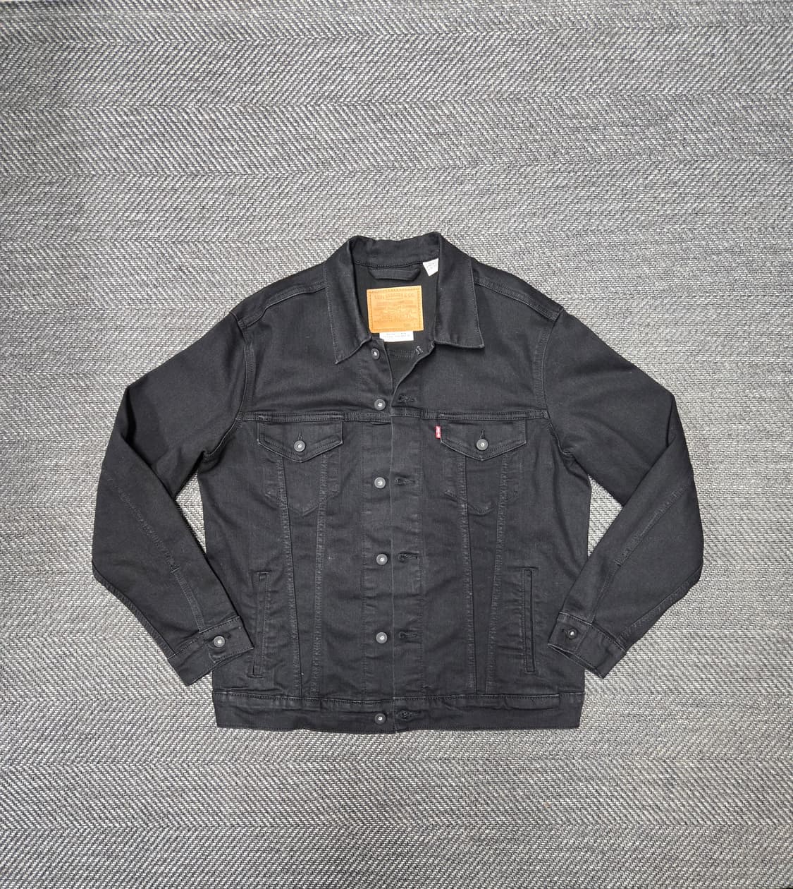 리바이스 프리미엄 블랙 트러커 자켓 스판청자켓 72334 상품이미지2