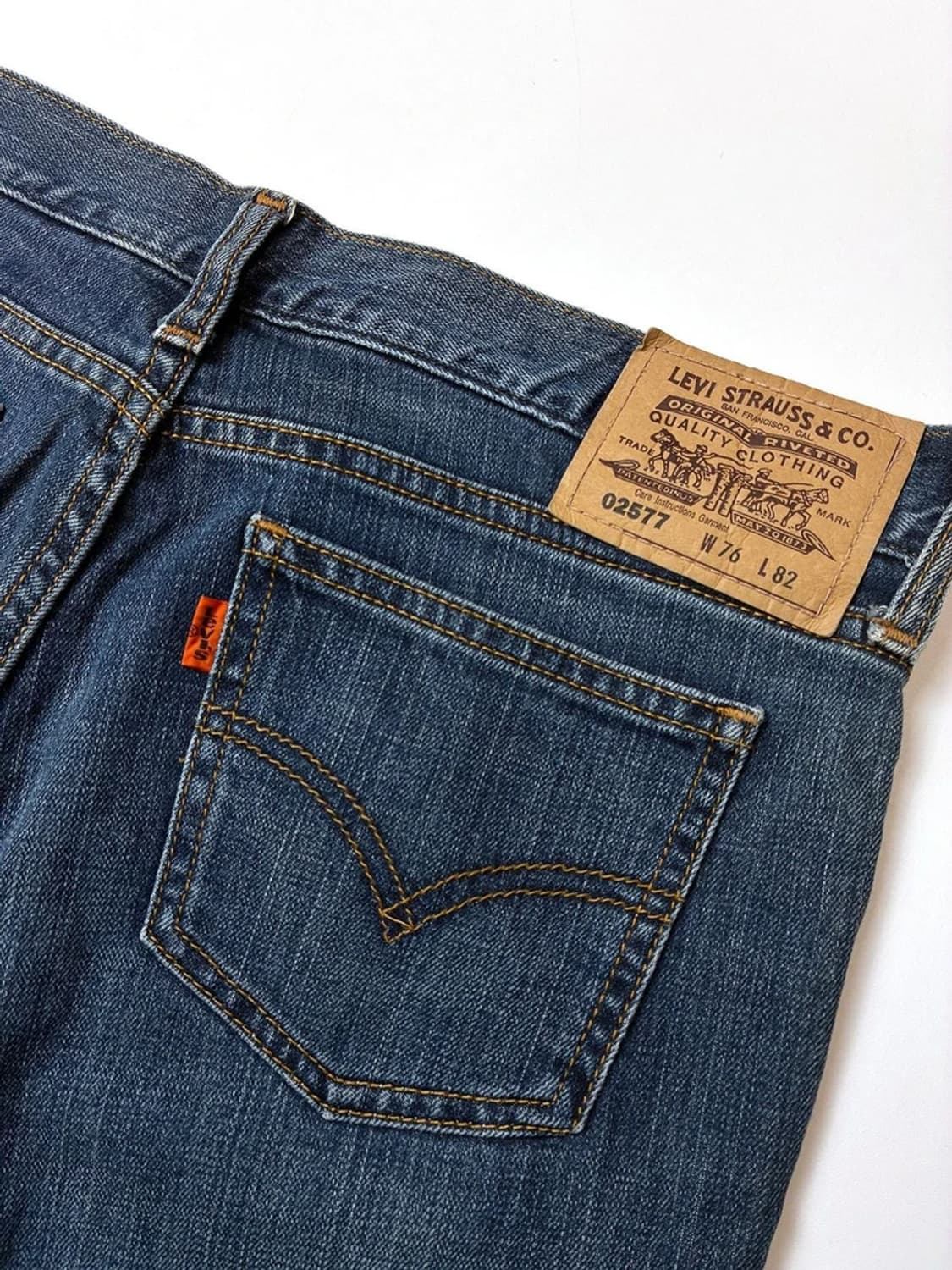 리바이스 오렌지탭 세미 부츠컷 데님 팬츠 PN5682    상품이미지3