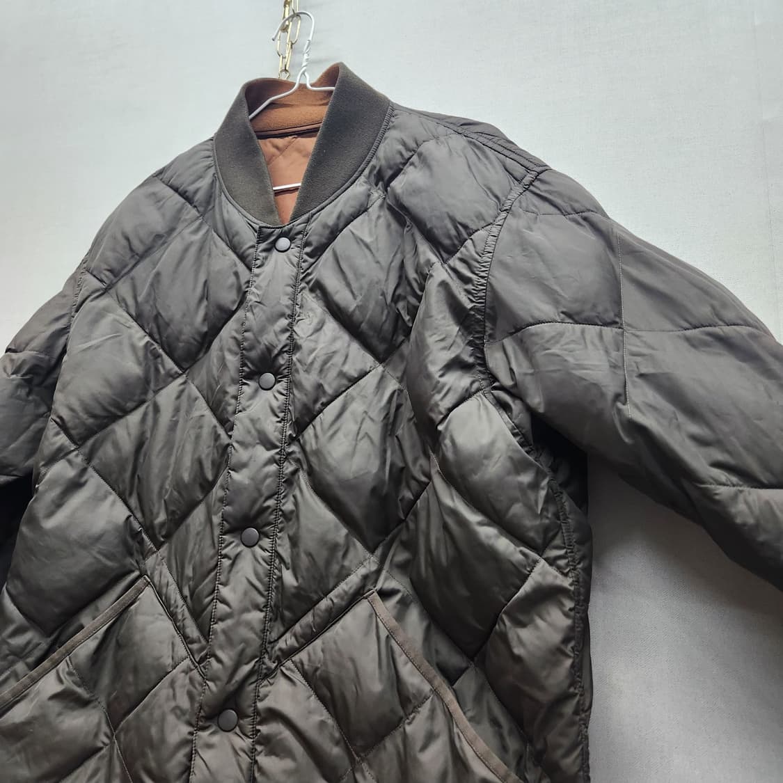 유니클로U 다이아몬드 패턴 퀄팅 양면 점퍼XL(XL) 상품이미지5