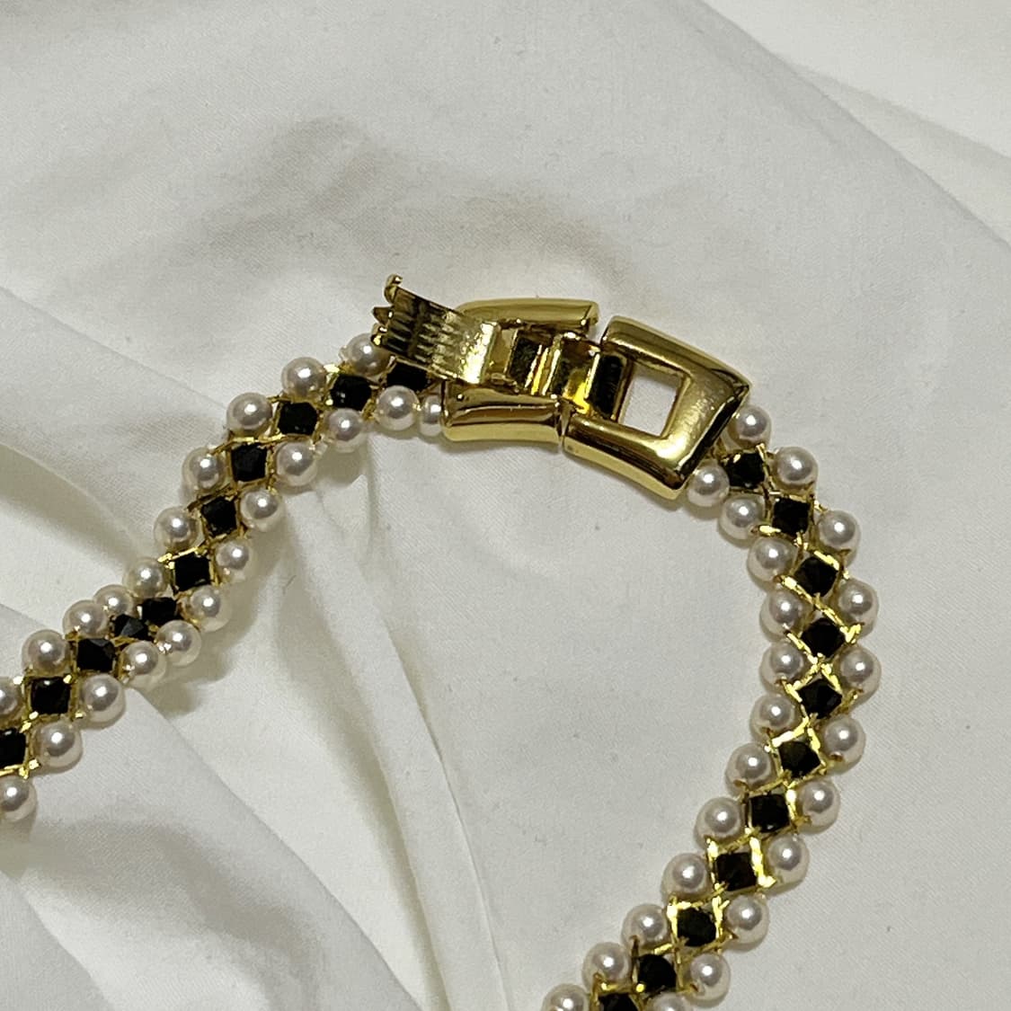 빈티지 ) balmain 발망 진주 비즈 목걸이 상품이미지6