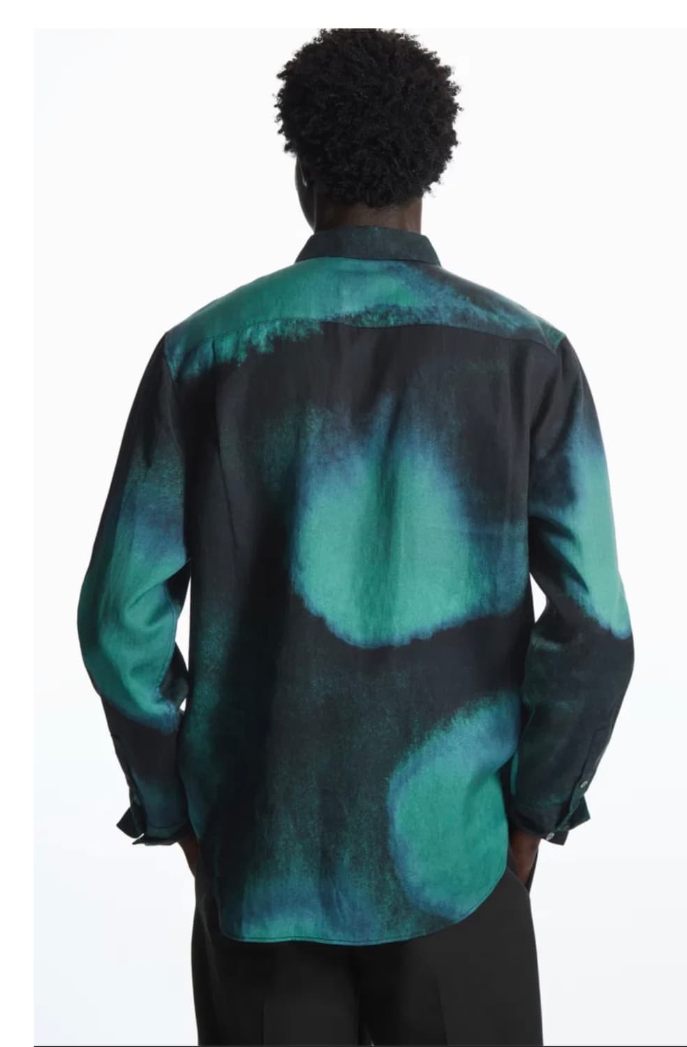 코스(COS) 남성 그라디언트 도트 프린트 셔츠 XL 상품이미지3