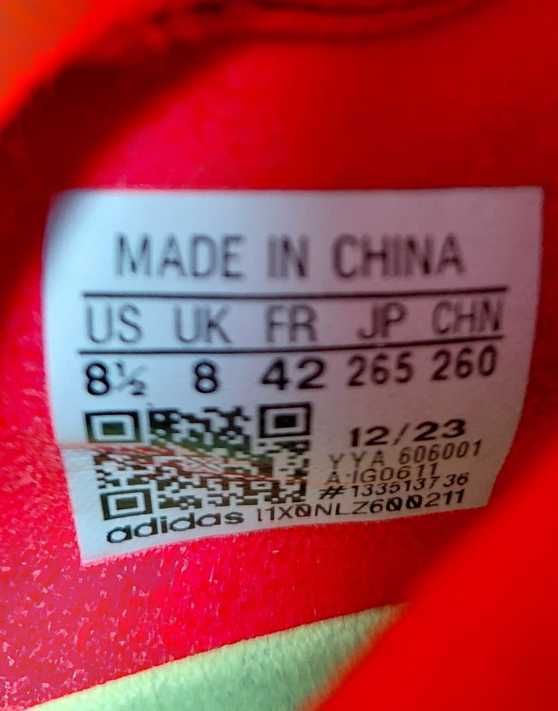 아디다스 크레이지패스트 엘리트 JP265/CHN260 (무료배송) 상품이미지8