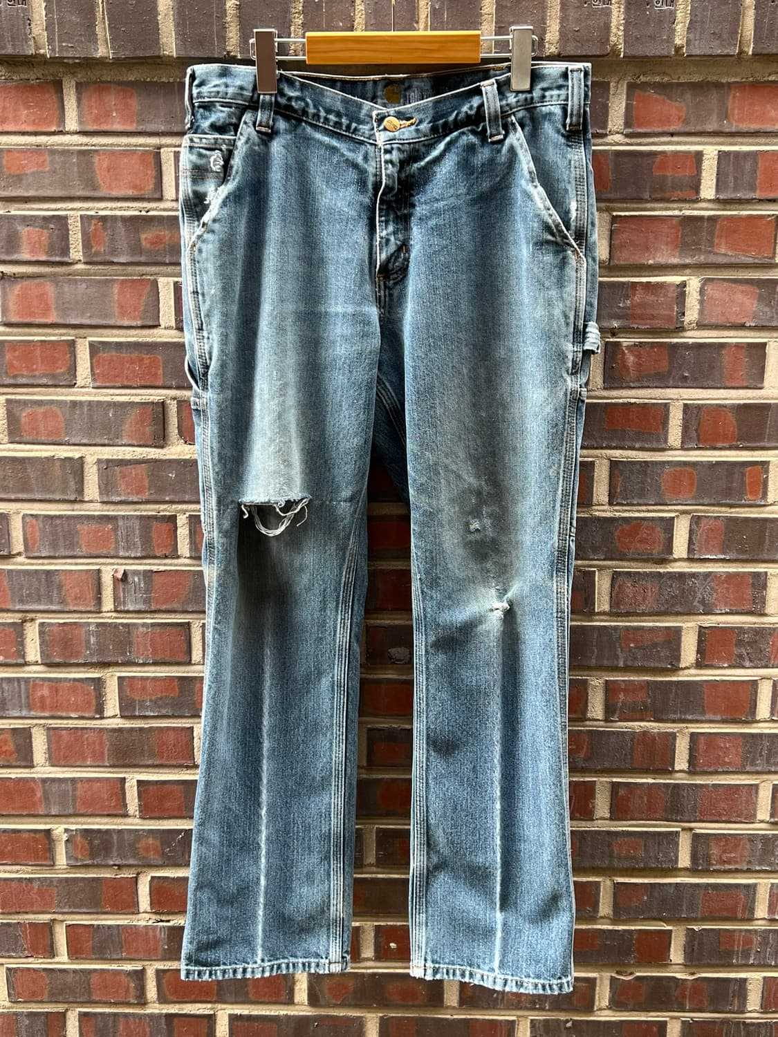 [34x30] 칼하트 싱글니 카펜터 워크 팬츠 상품이미지1