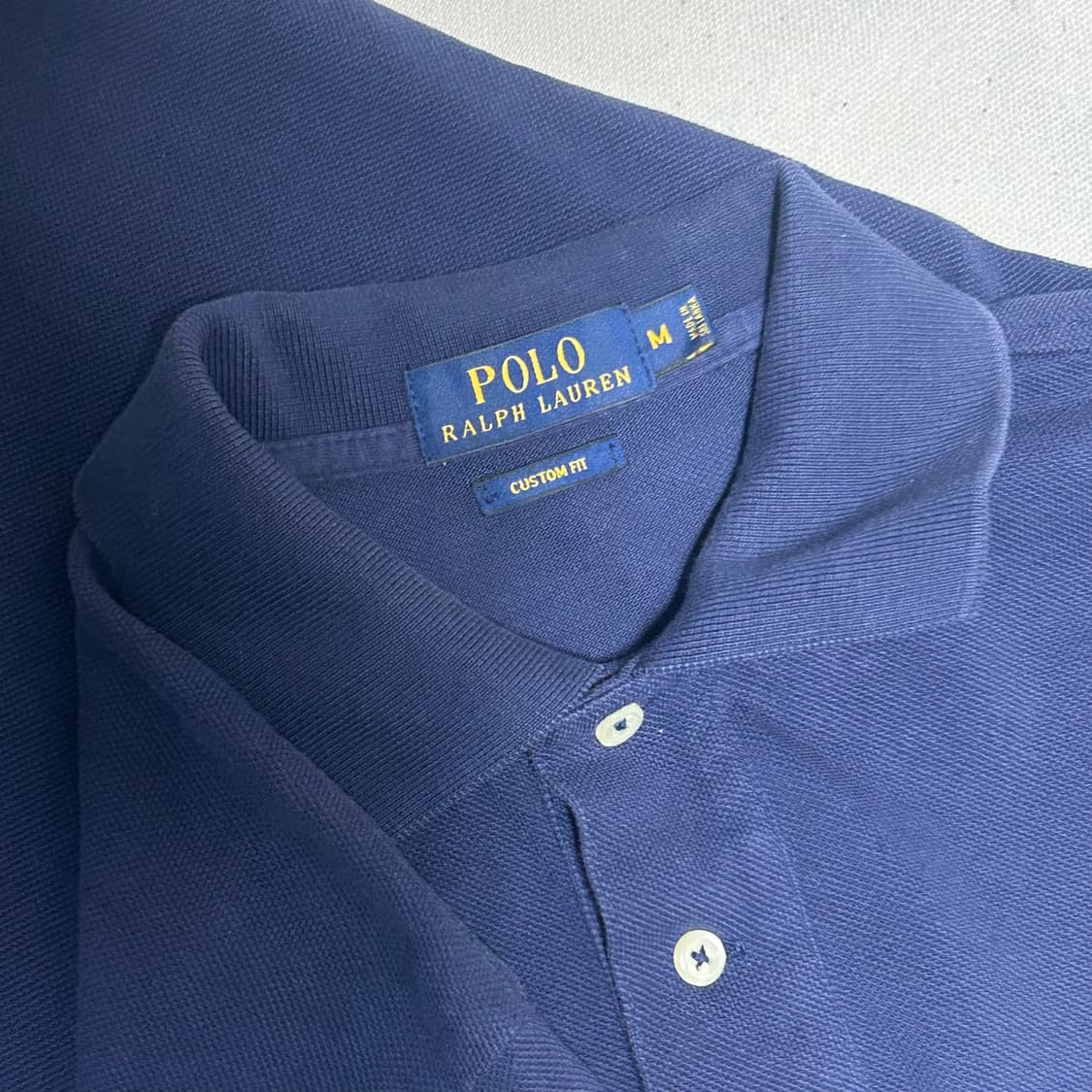 M 폴로랄프로렌 네이비 카라 반팔 티셔츠  상품이미지4