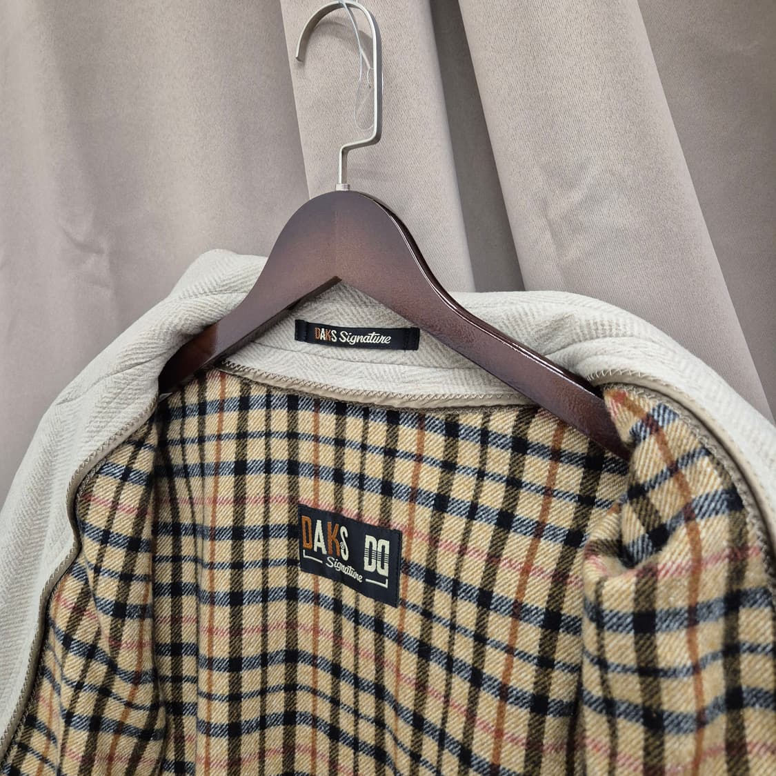 빈티지 닥스 울 캐시미어 블랜드 코트 48 상품이미지4