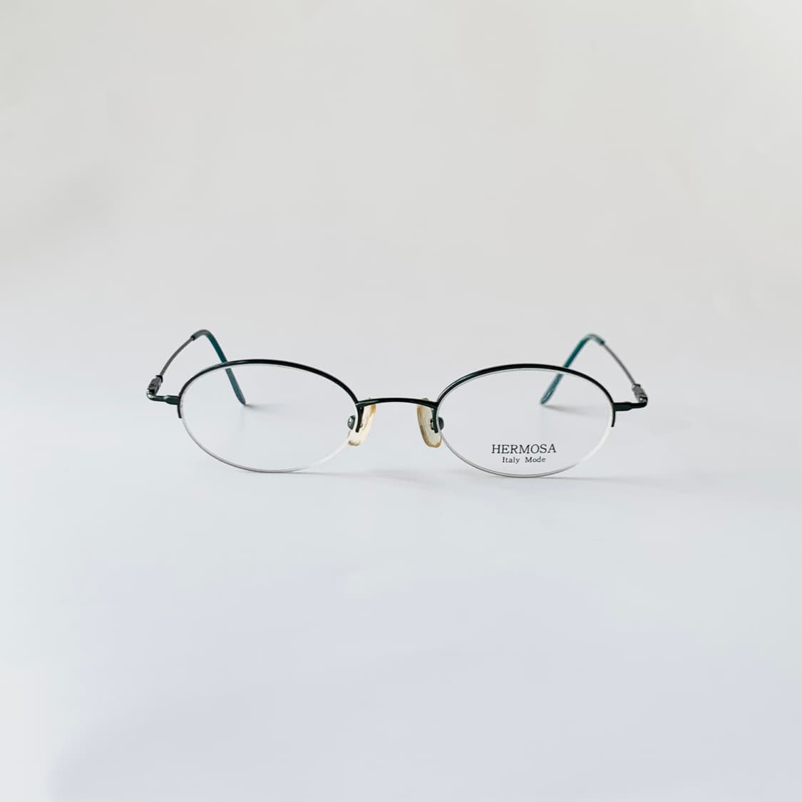 755 데드스탁 반무테 라운드 오벌 빈티지안경 상품이미지1