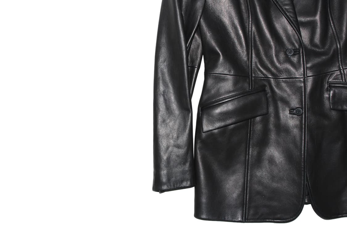 CLASSIQUES ENTIER 램스킨 레더 블레이저 자켓 상품이미지3