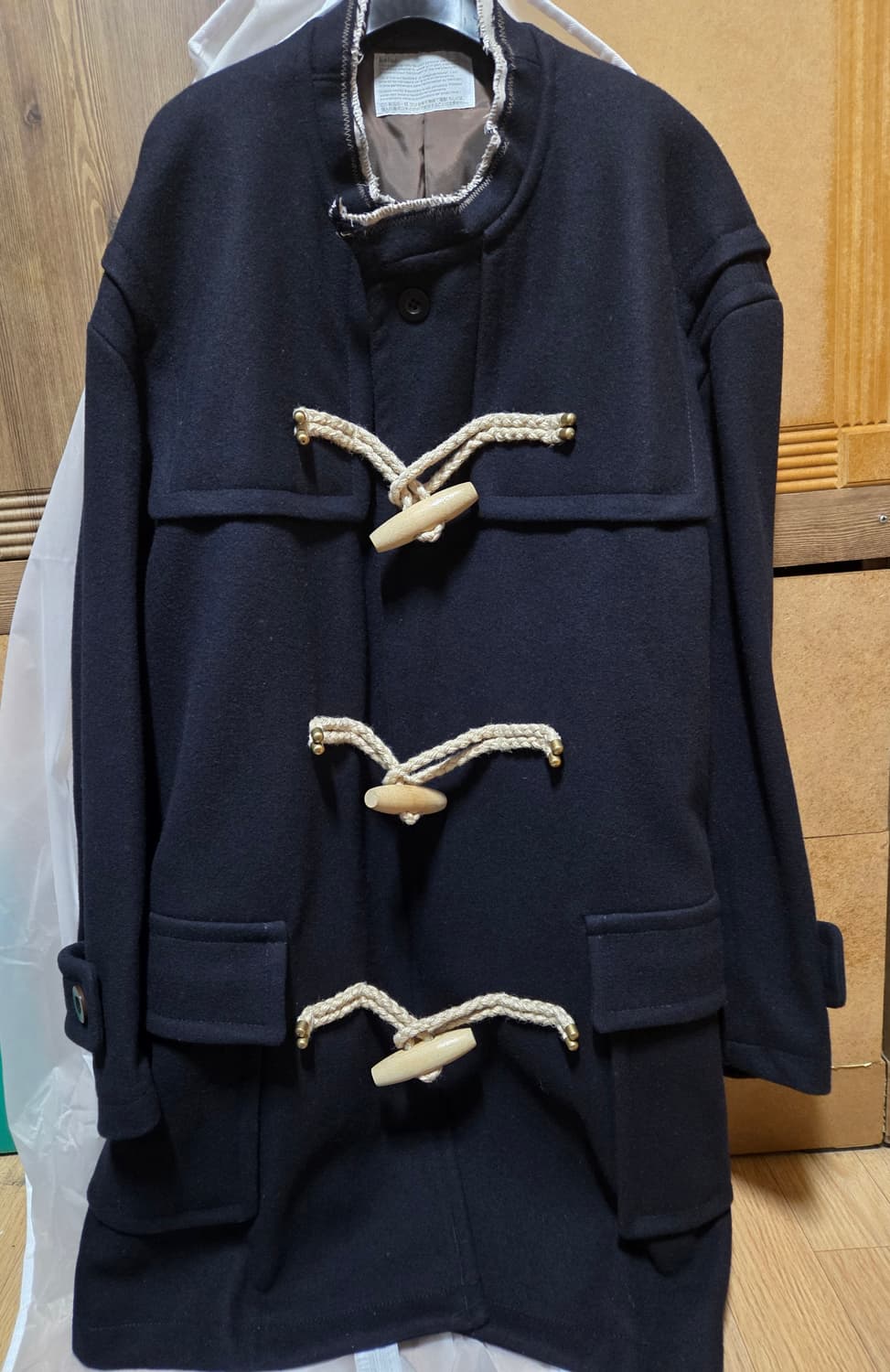 Kolor 24aw 더플코트 duffel coat 꼼데 네이비 3사이즈 상품이미지6