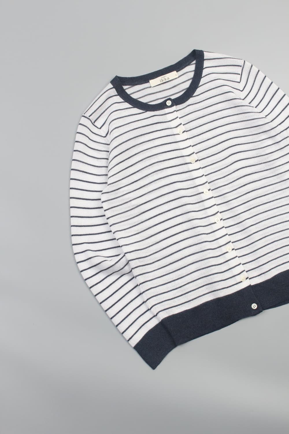 IKKA Border Stripe Cardigan 상품이미지2