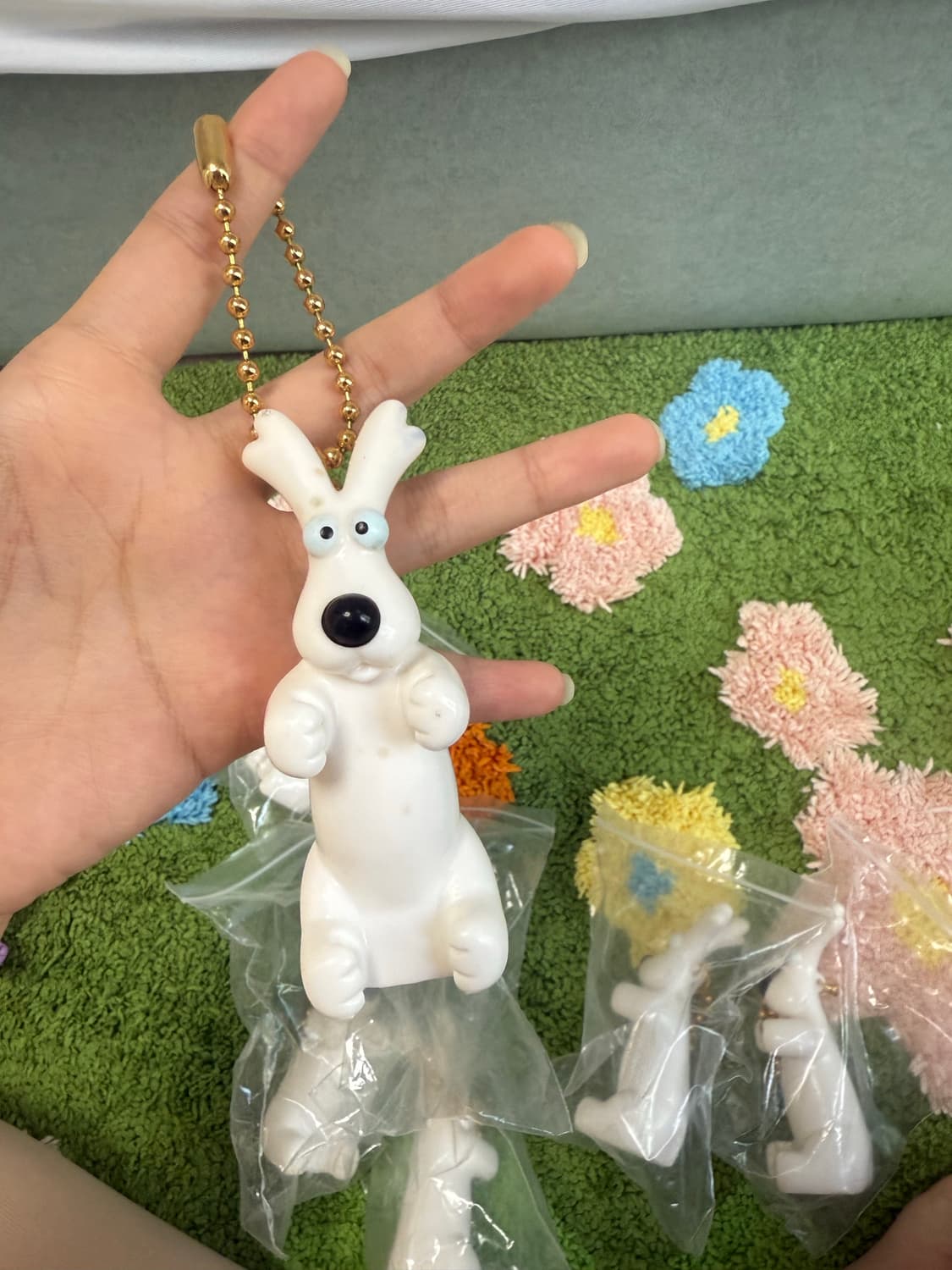 개밤티 멍청이 강아지 빈티지  키링 상품이미지4