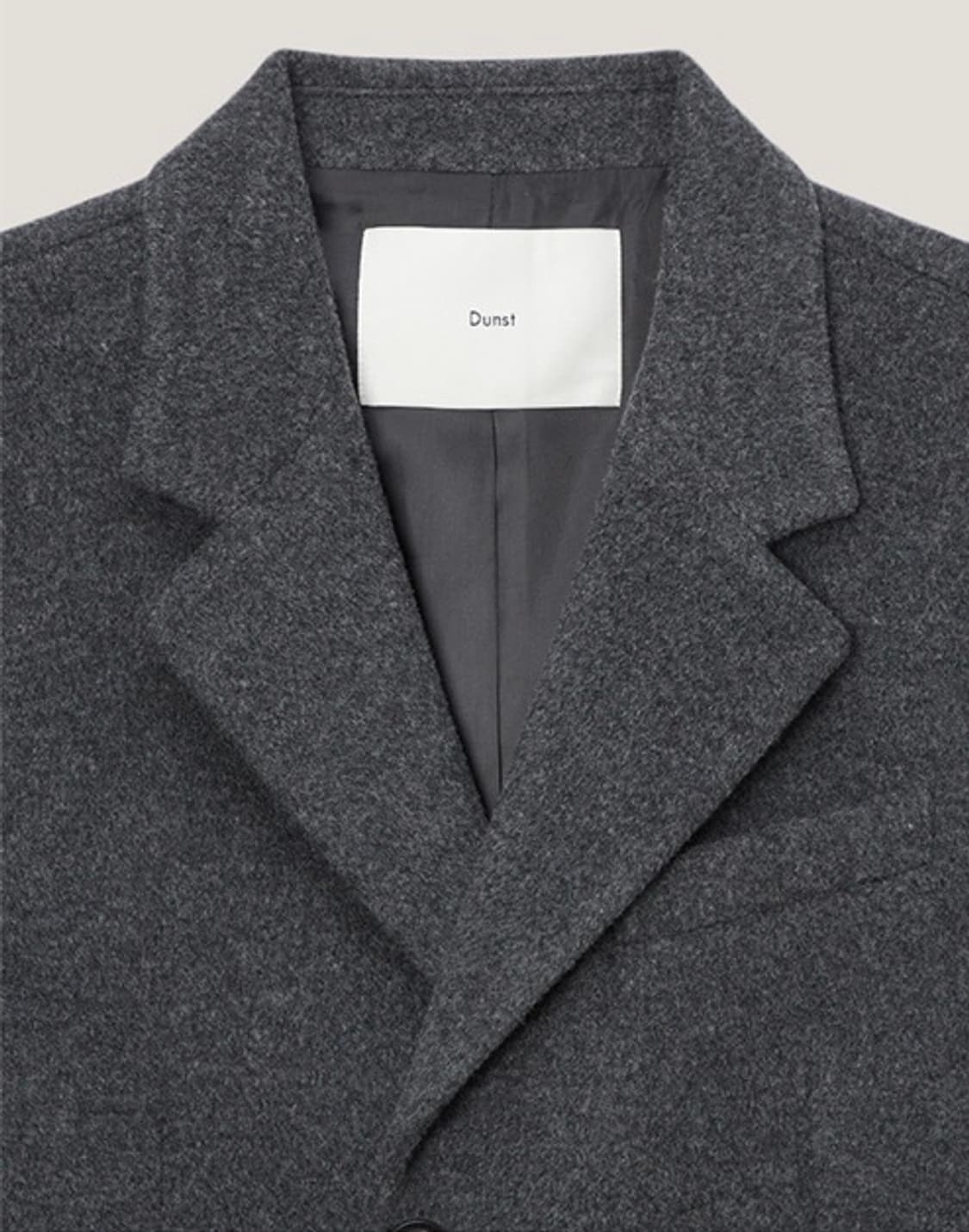 던스트 울 캐시미어 자켓 차콜 xs사이즈 상품이미지5