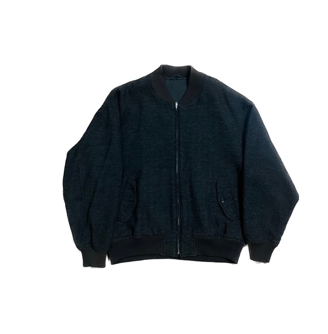 XL) 80s 꼼데가르송 옴므 블루종 봄버 자켓 상품이미지1