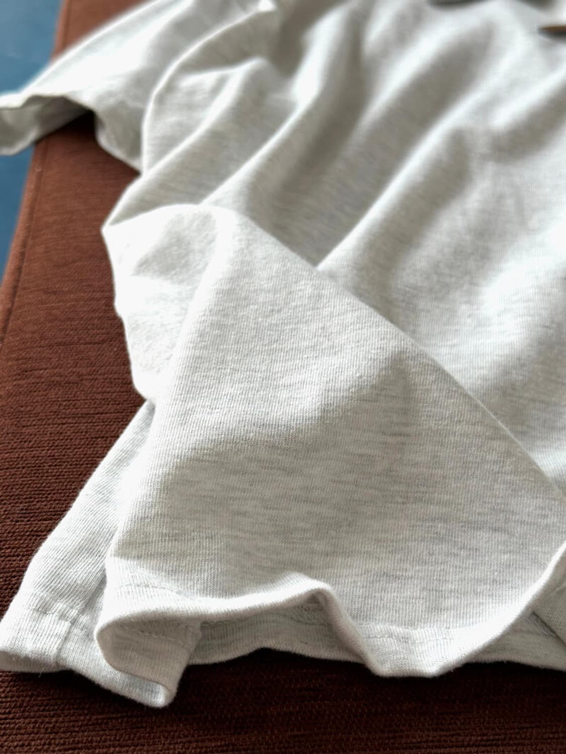 Cotton design zip pullover top 상품이미지4