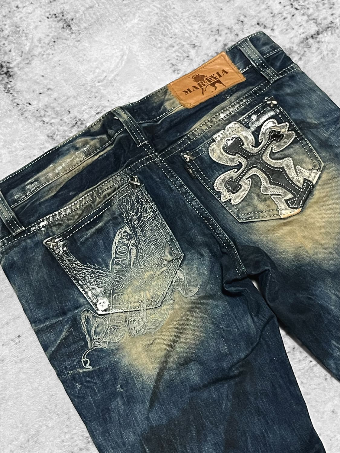(maraxia) y2k punk detailed denim  상품이미지2