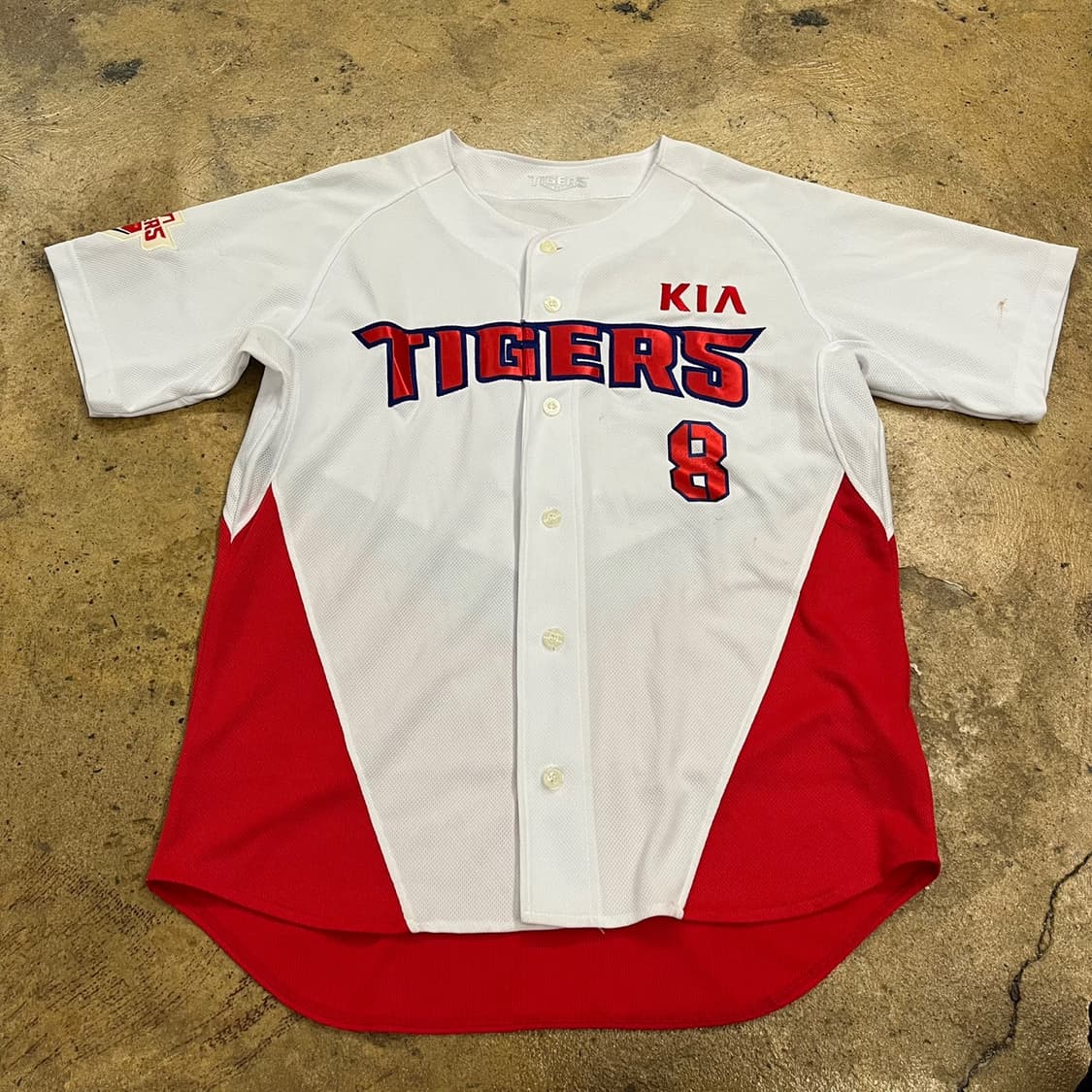 기아타이거즈 8 안치홍 반팔 야구 유니폼 b17 상품이미지2