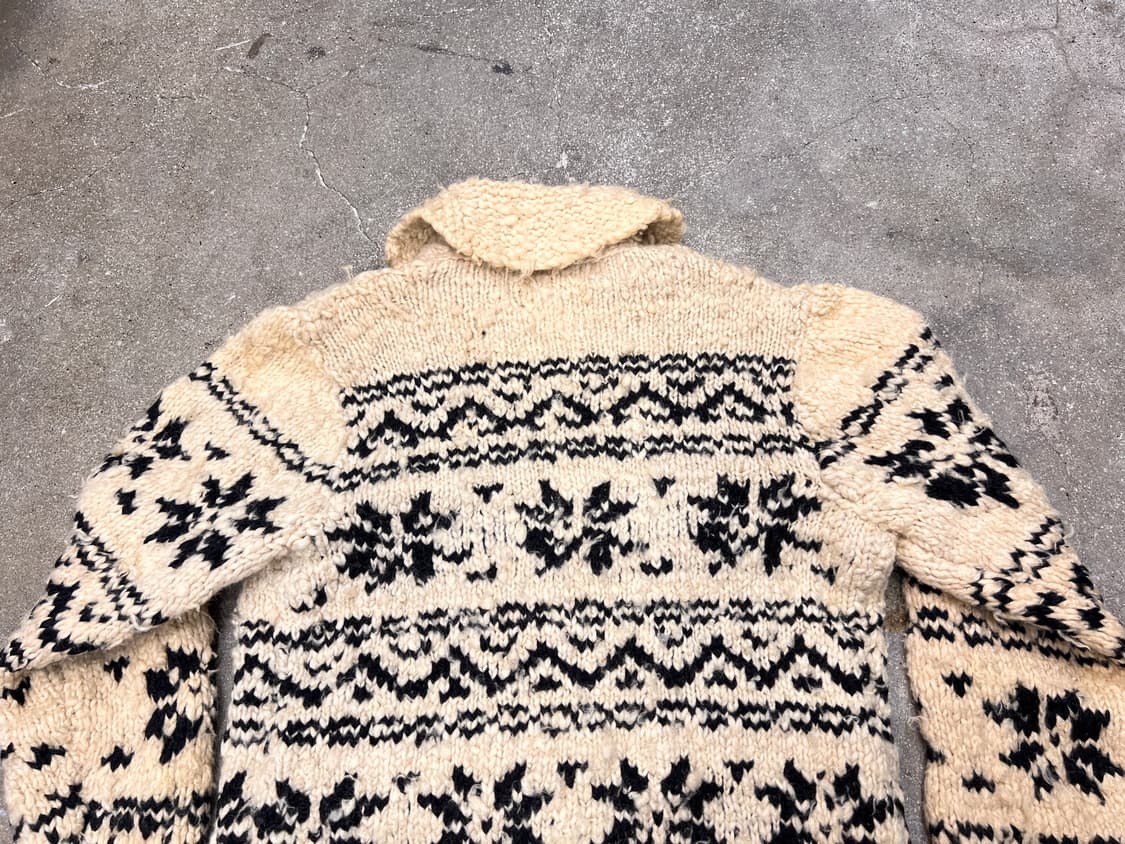 60‘s 코위찬 핸드메이드 스웨터 상품이미지7