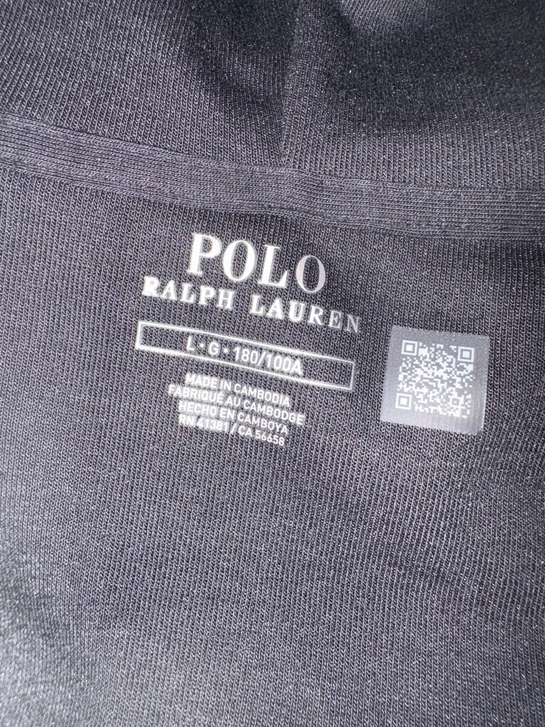 폴로랄프로렌 더블니트 후드집업 상품이미지3