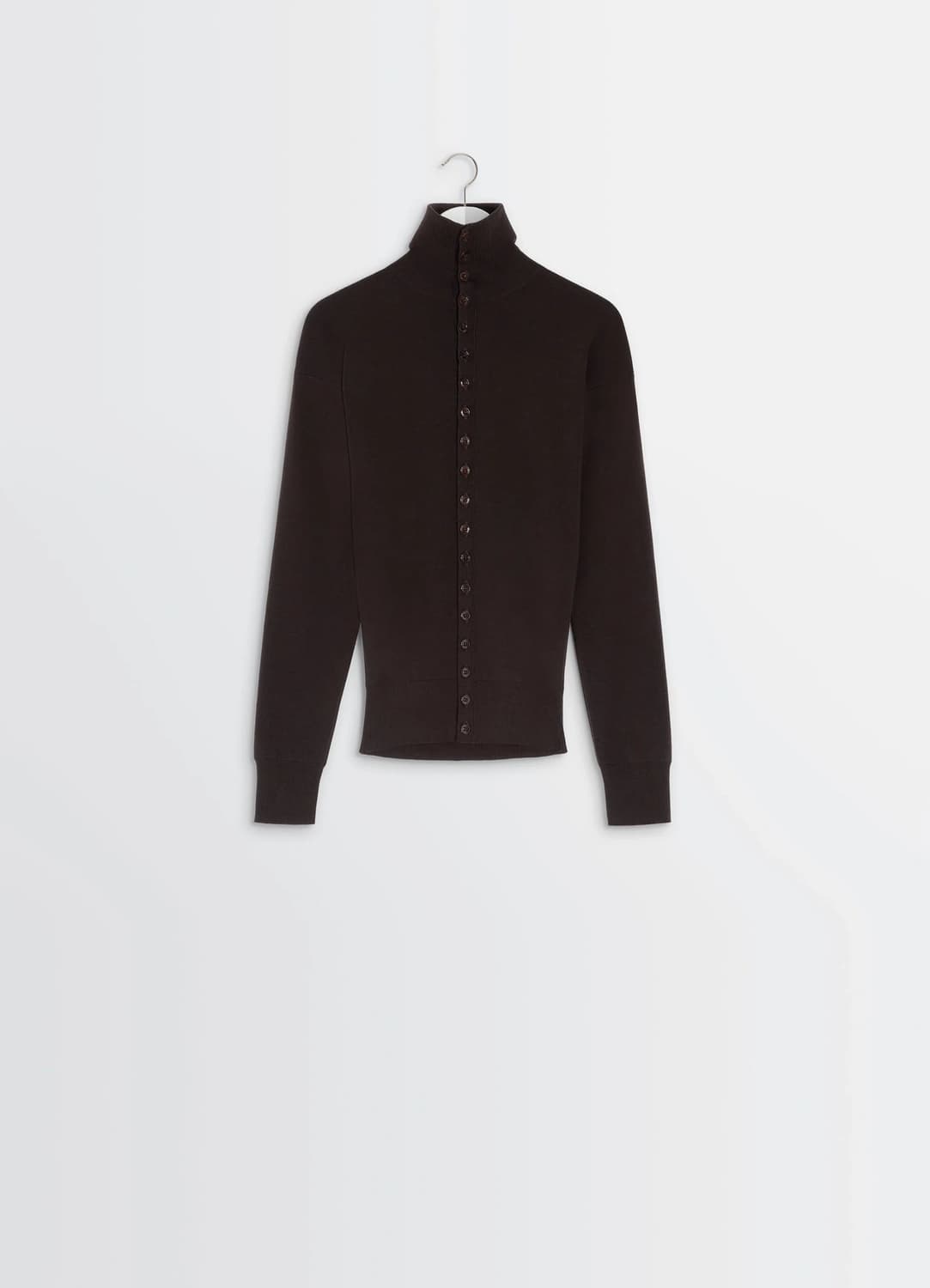 [XS,S,M]르메르 25fw 버튼 피티드 가디건/브라운 상품이미지5