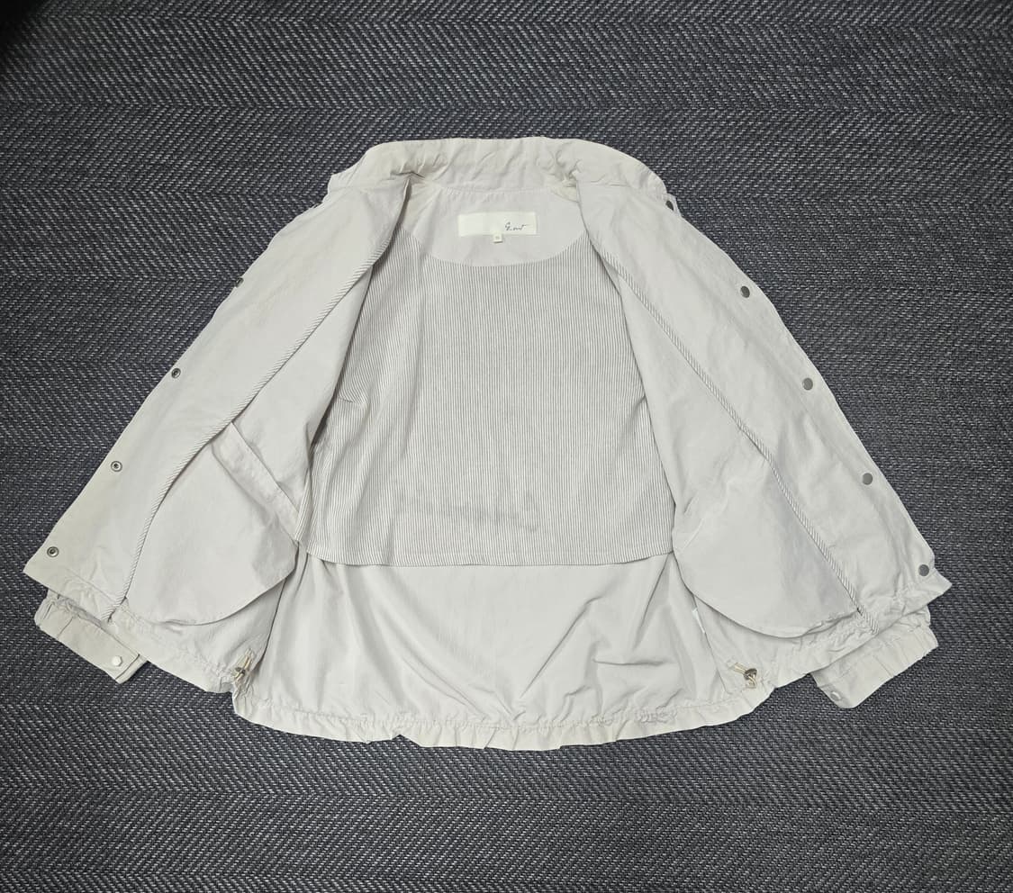 지컷 아이보리 자켓 오버핏 점퍼 상품이미지3