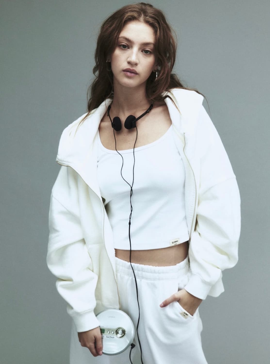 Glowny G CLASSIC WASHED BOXY ZIP UP 상품이미지1
