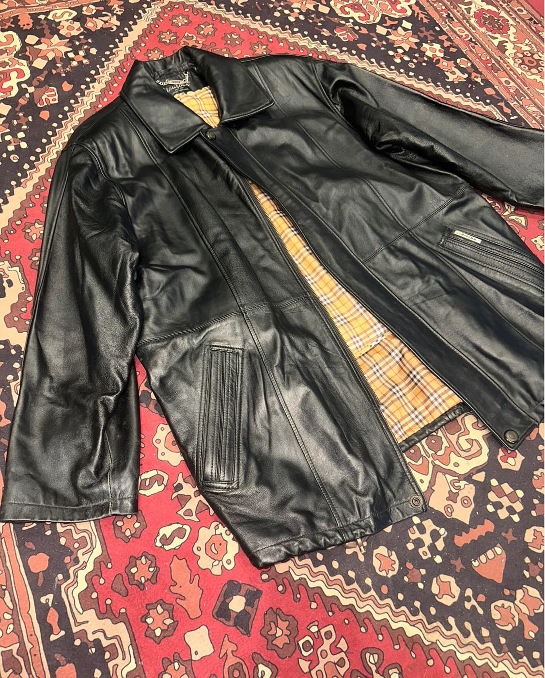 ( L-XL ) 가죽자켓 가죽코트 양가죽자켓 가죽하프 가죽카코트 상품이미지6