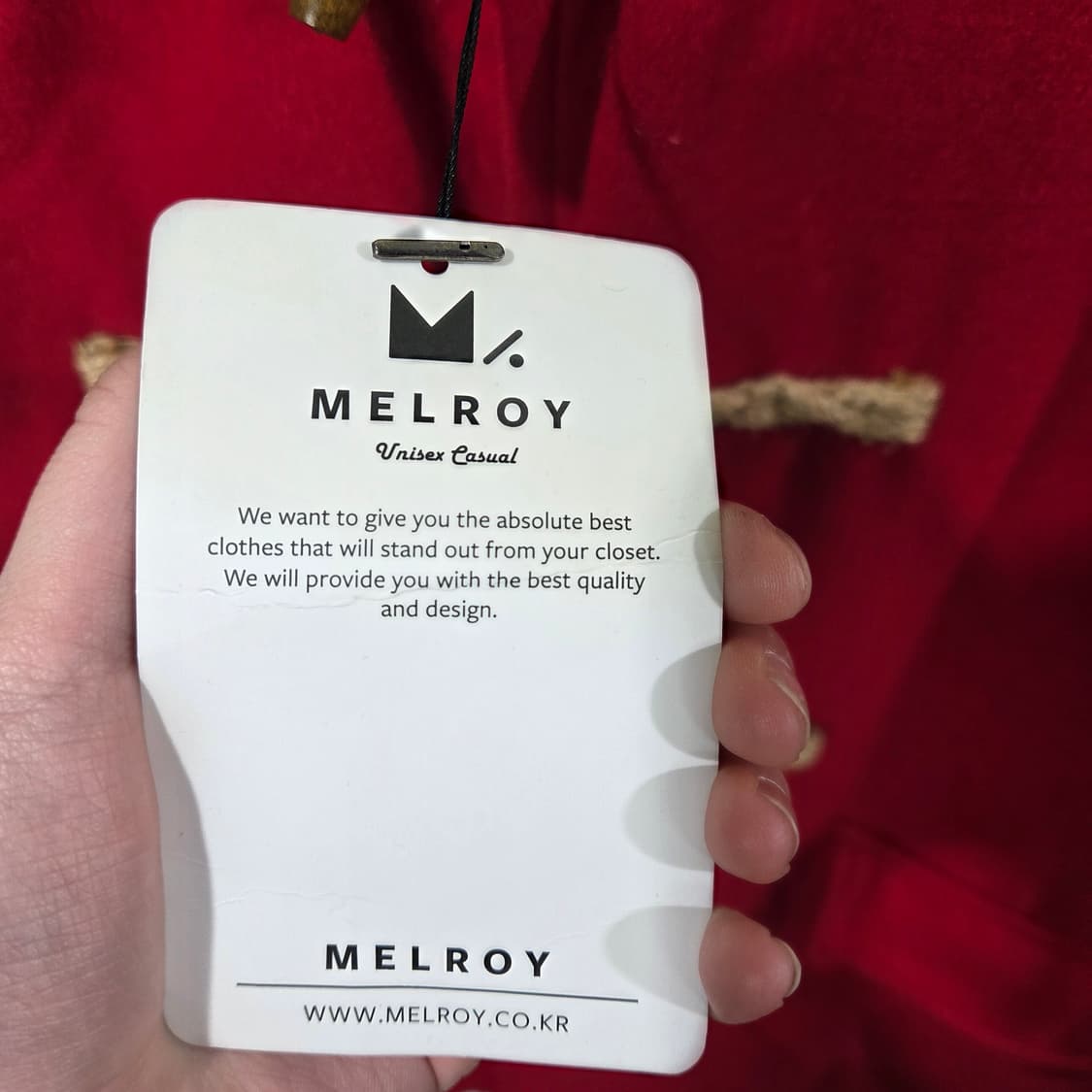 [VTG] 빈티지 레드 더플코트 (새상품) 상품이미지5