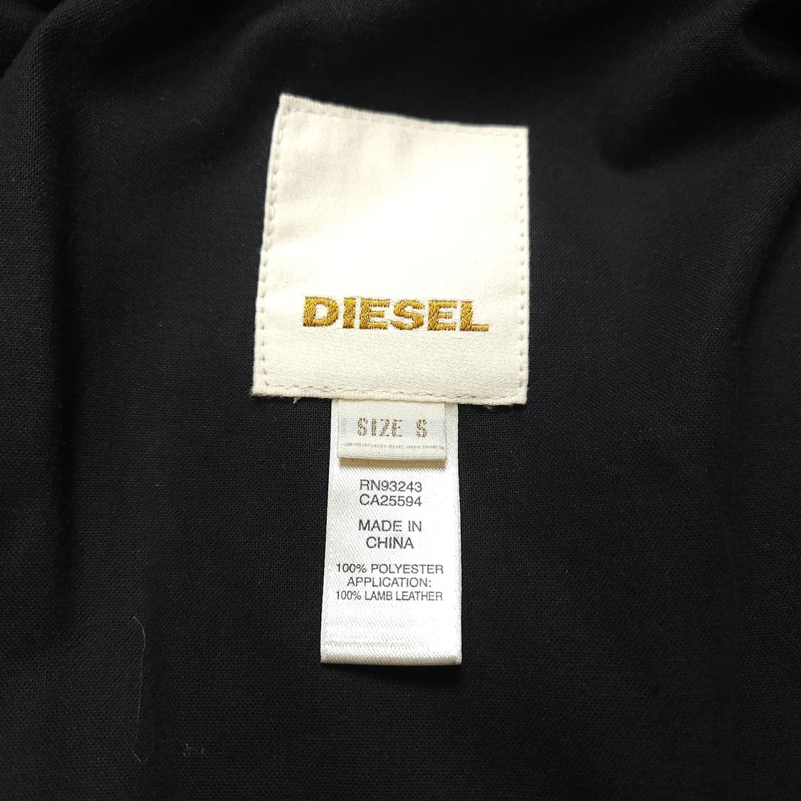 [S] 디젤 양가죽 트리밍 후드 자켓 (~90) 상품이미지10