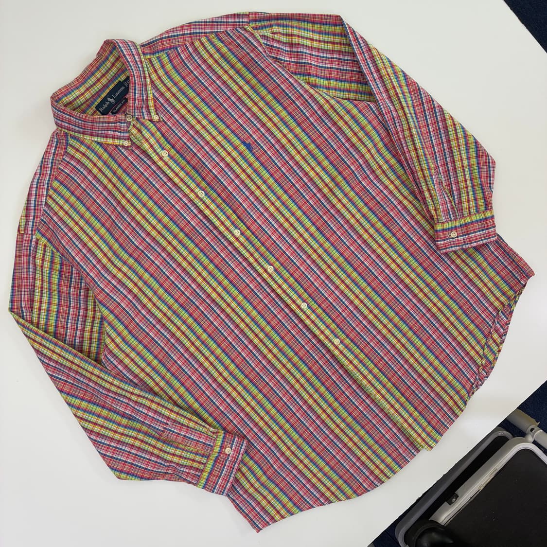 Polo  폴로 랄프로렌 자수 클래식핏 체크셔츠 상품이미지2