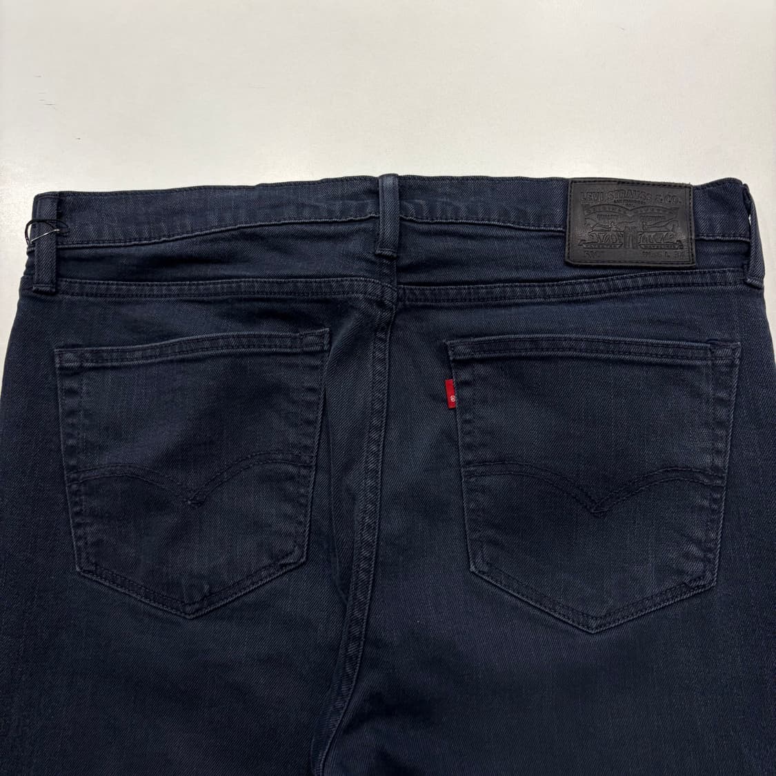 [36x34] 리바이스 510 워싱 블랙 데님 청바지 팬츠 D756 상품이미지3