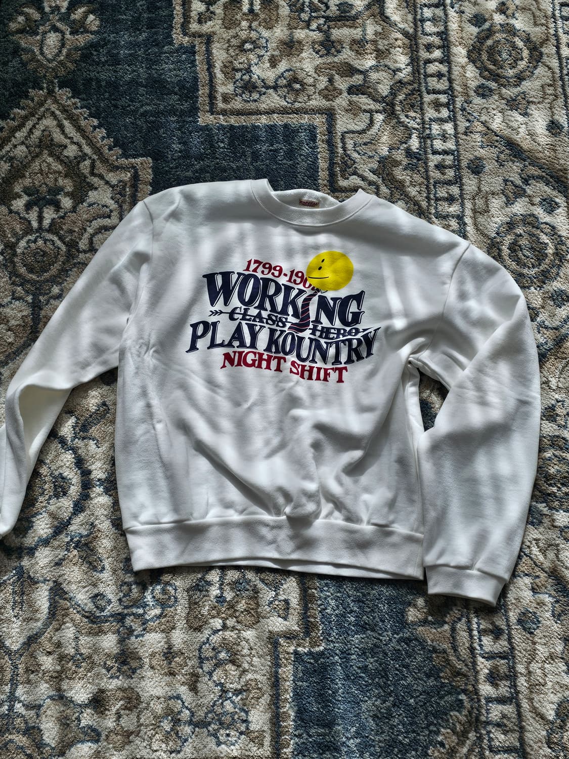 [4] kapital 캐피탈 나이트시프트 스웻 화이트 상품이미지2