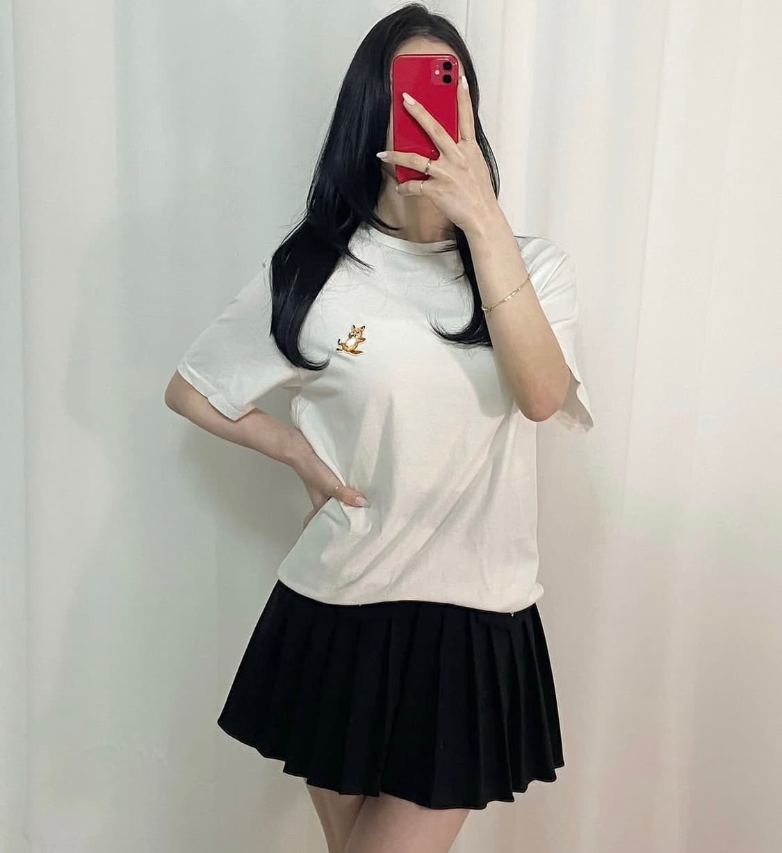 메종키츠네 와펜 티셔츠 상품이미지1