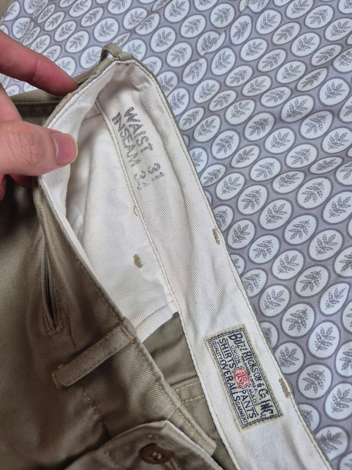 버즈릭슨 오리지널 치노 카키 31 상품이미지3