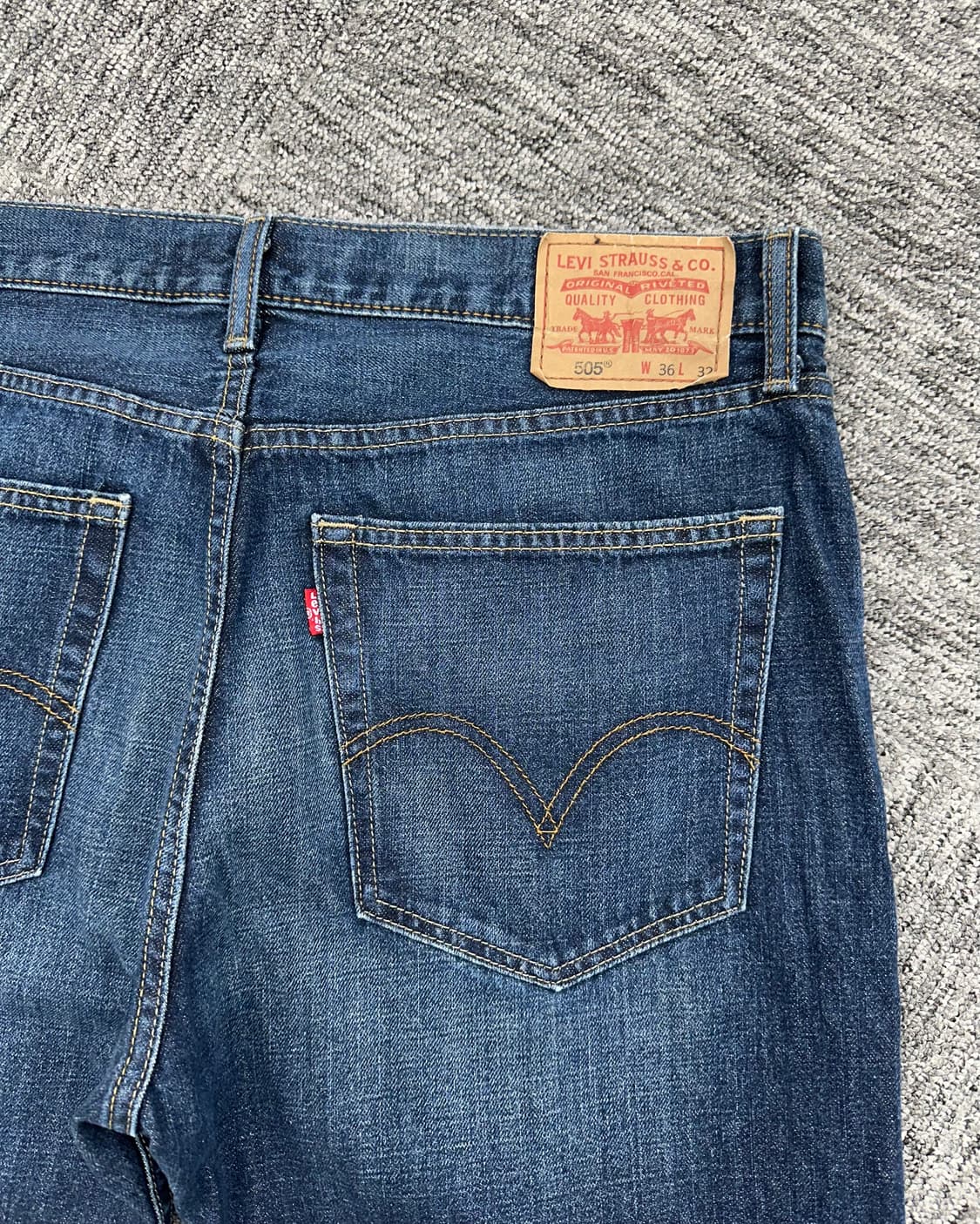(허단46)00'S 리바이스 505 진청-M1203 상품이미지6
