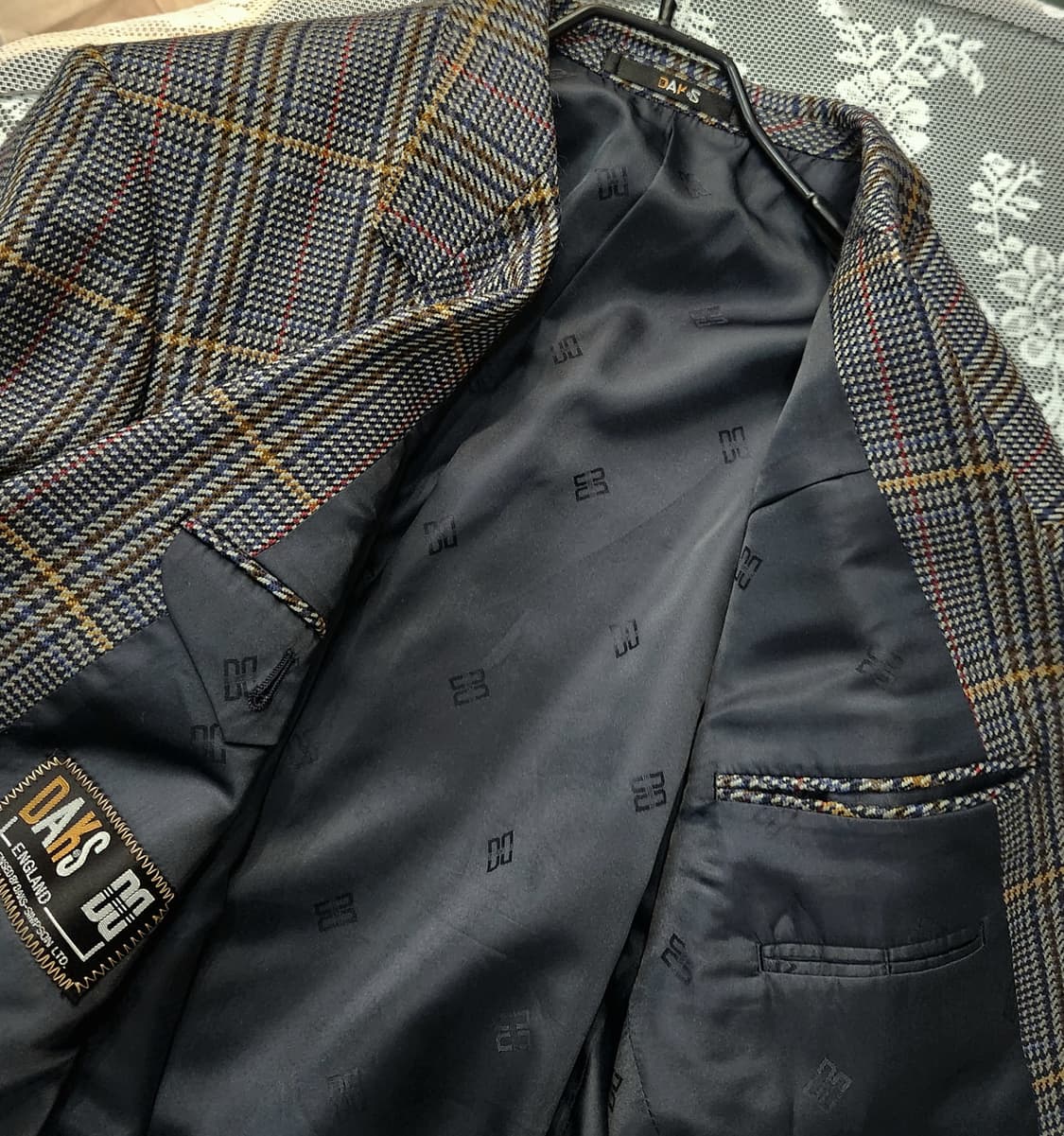 DAKS 닥스 제펜 유니섹스 체크 블레이저 상품이미지8