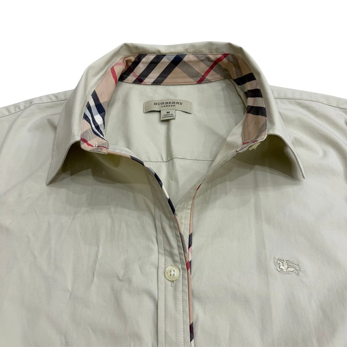 버버리 여성 스판 반팔 셔츠 m (한글택) 상품이미지3