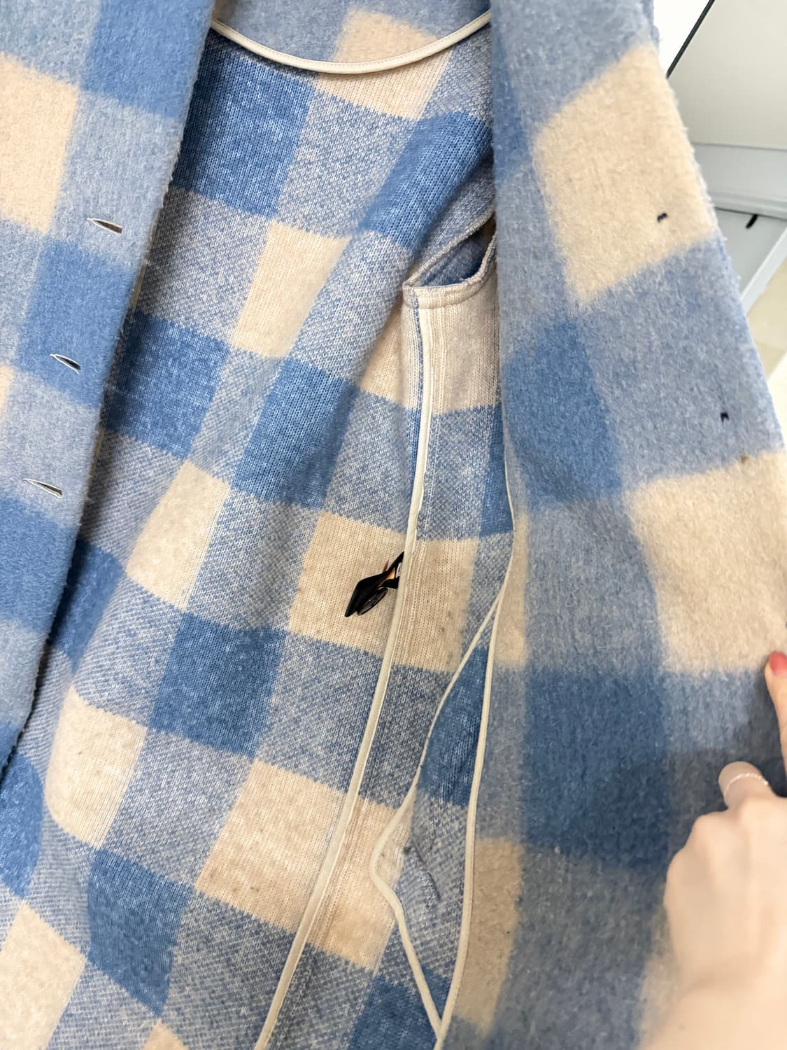 이자벨마랑 에뚜왈 체크 코트 34 상품이미지5