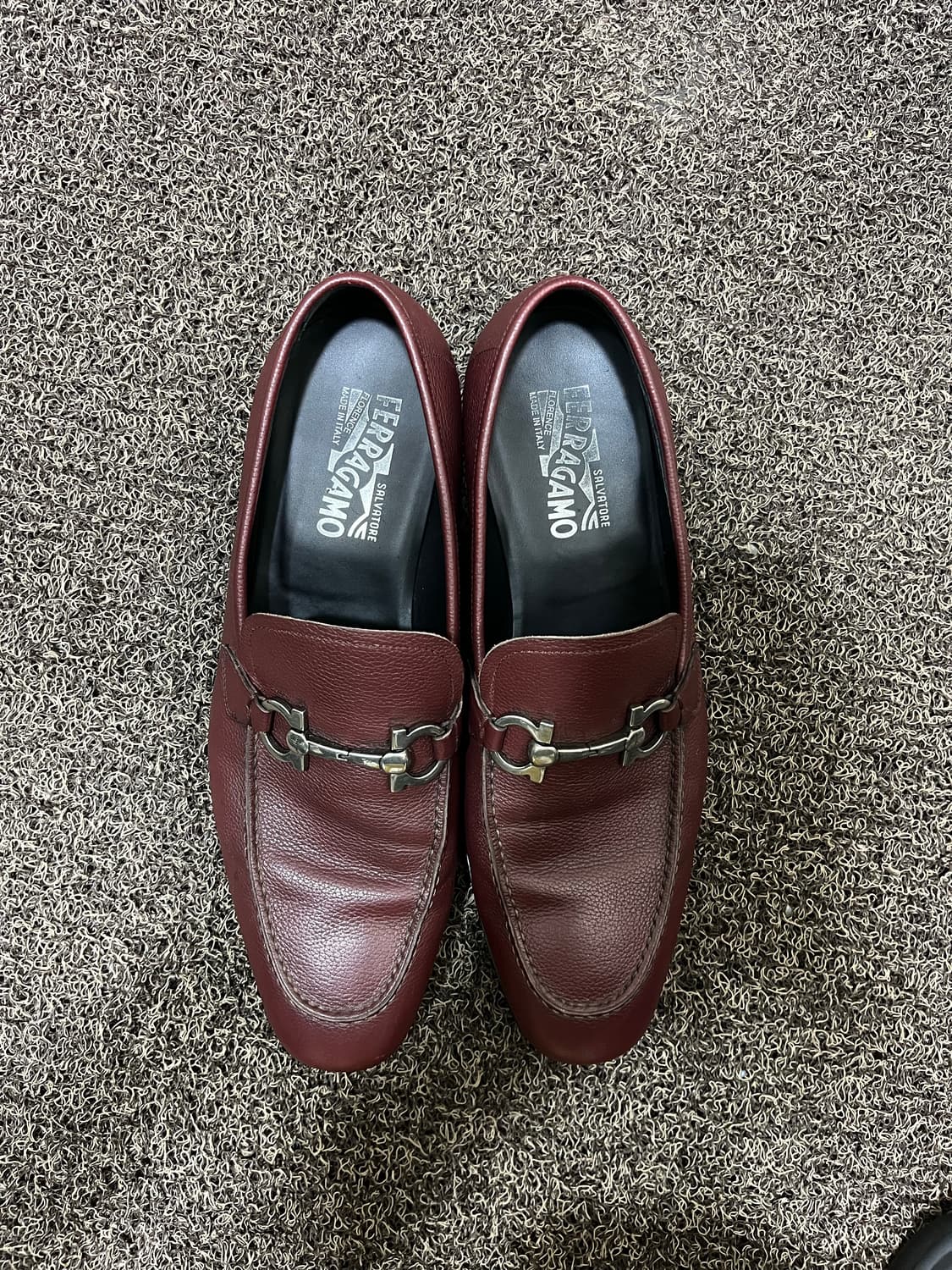 Salvatore Ferragamo 간치니 로퍼 / 버건디 / 9 X 상품이미지1