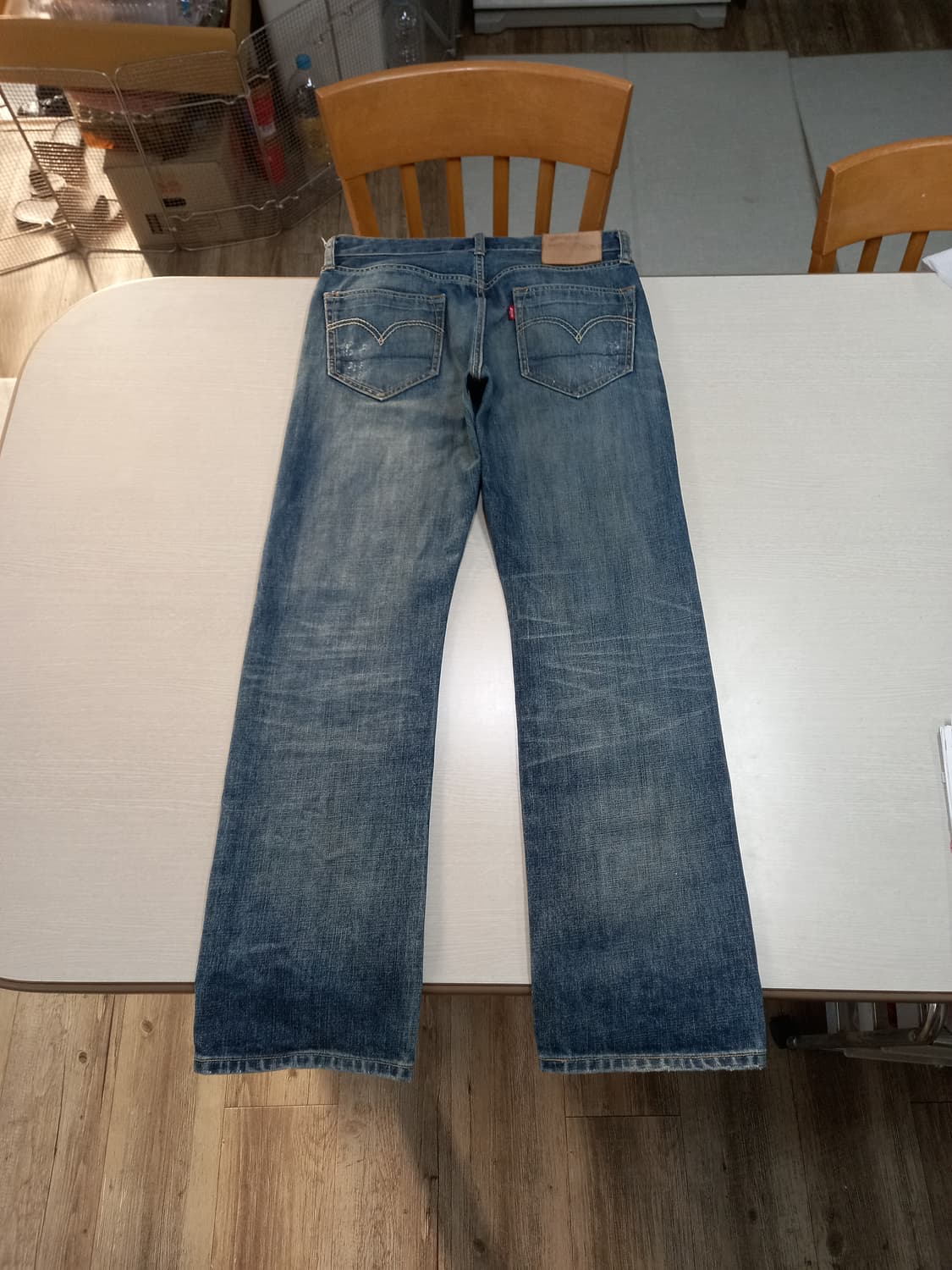 32 리바이스523 데미지워싱 일자진 32-364 상품이미지2