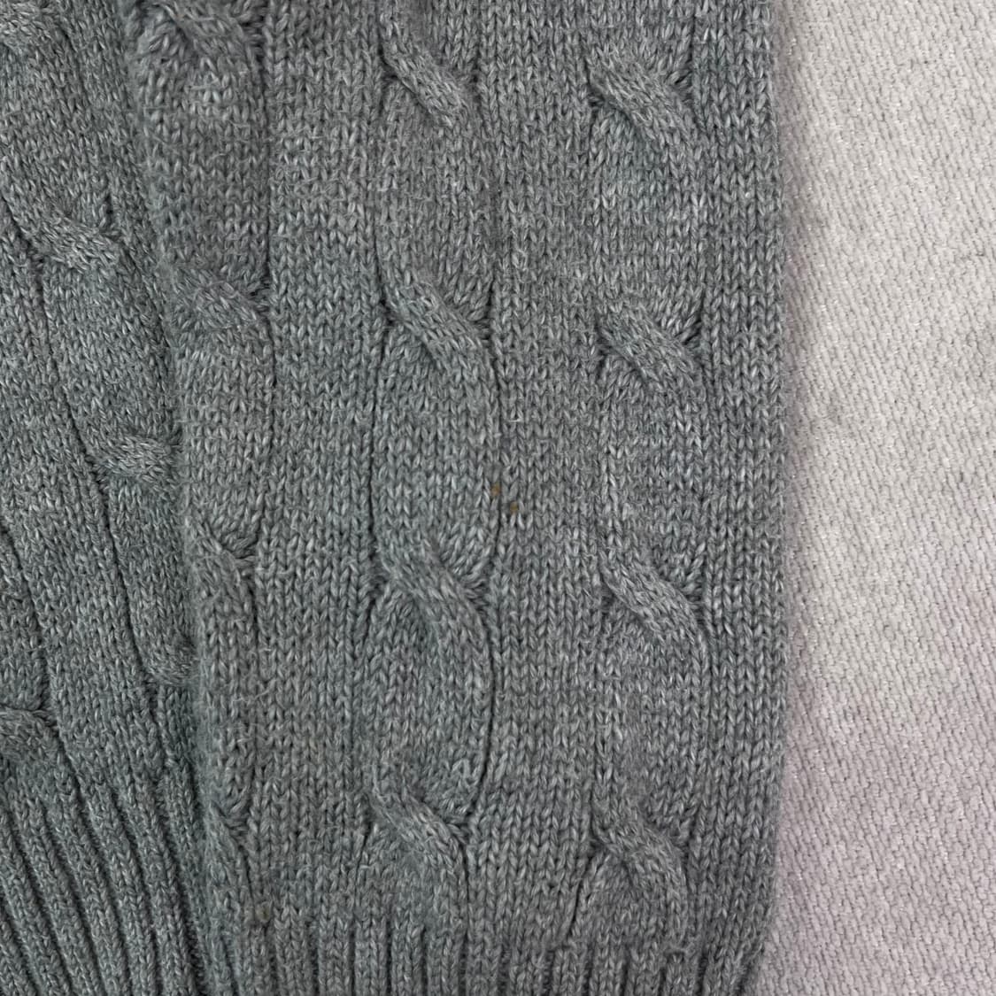 100 폴로랄프로렌 신형 꽈배기 그레이 니트 상품이미지7