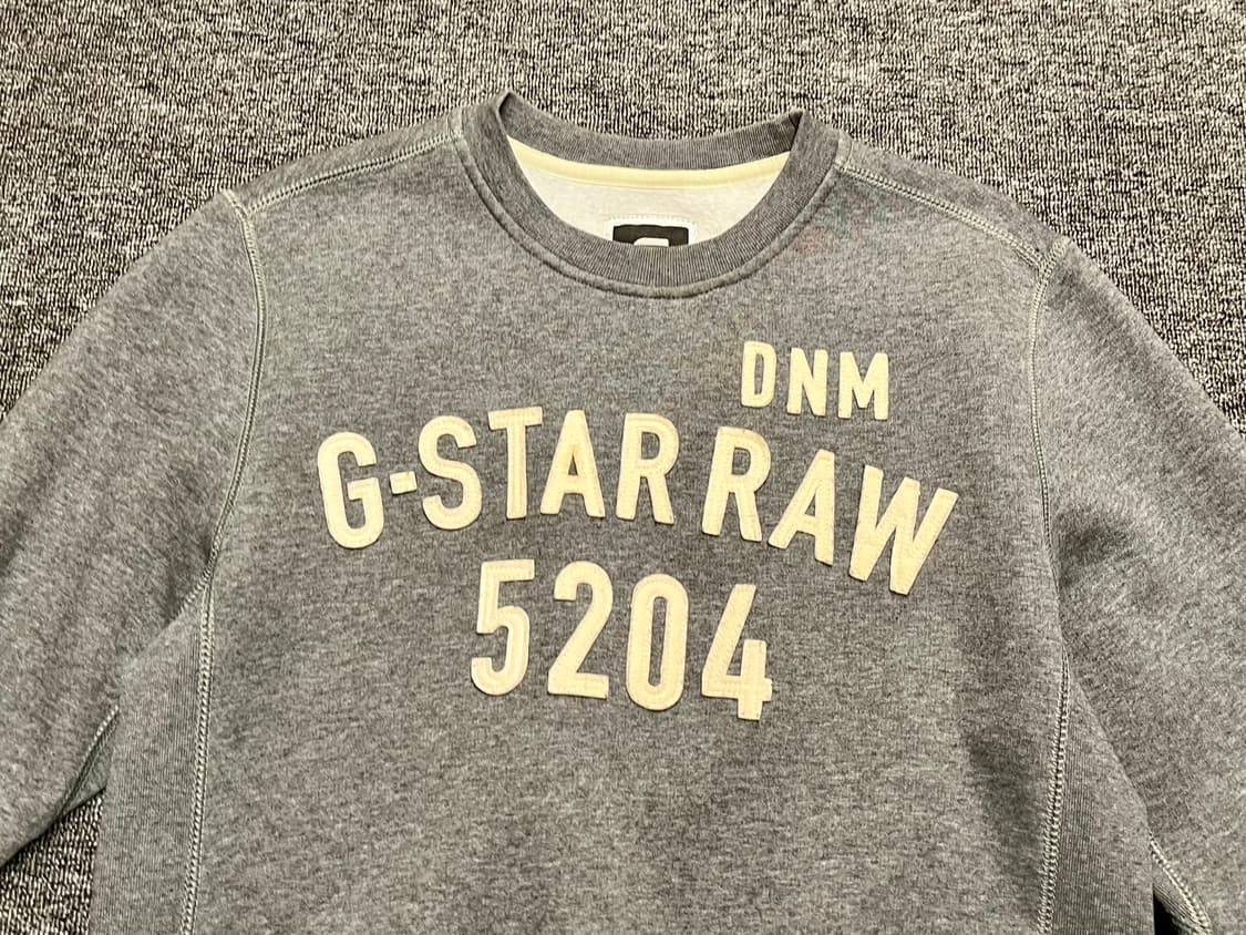 [95] G-STAR RAW 지스타 로우 그레이 맨투맨 S  상품이미지2