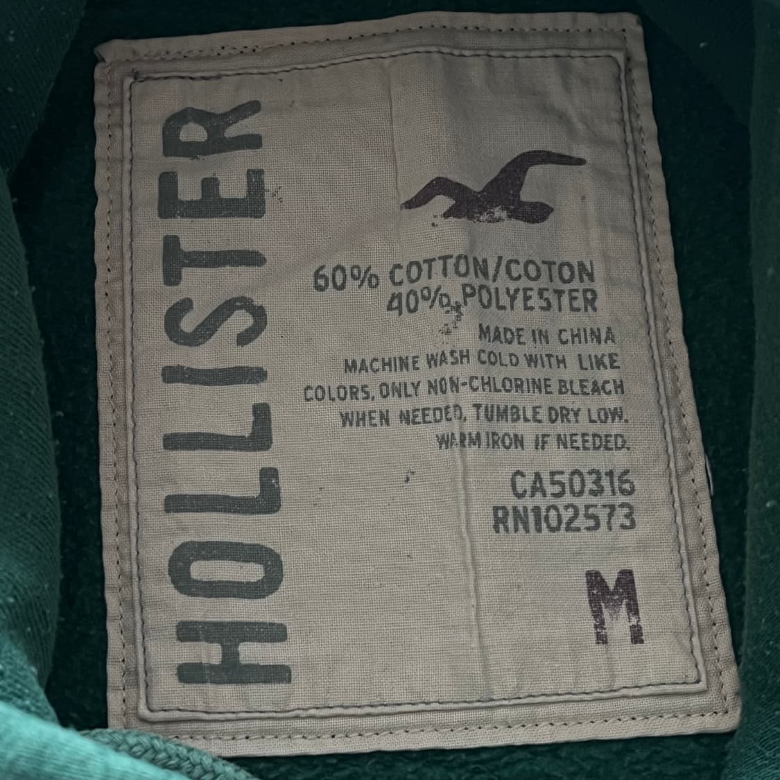 홀리스터 그런지 프린팅 후드티 상품이미지4