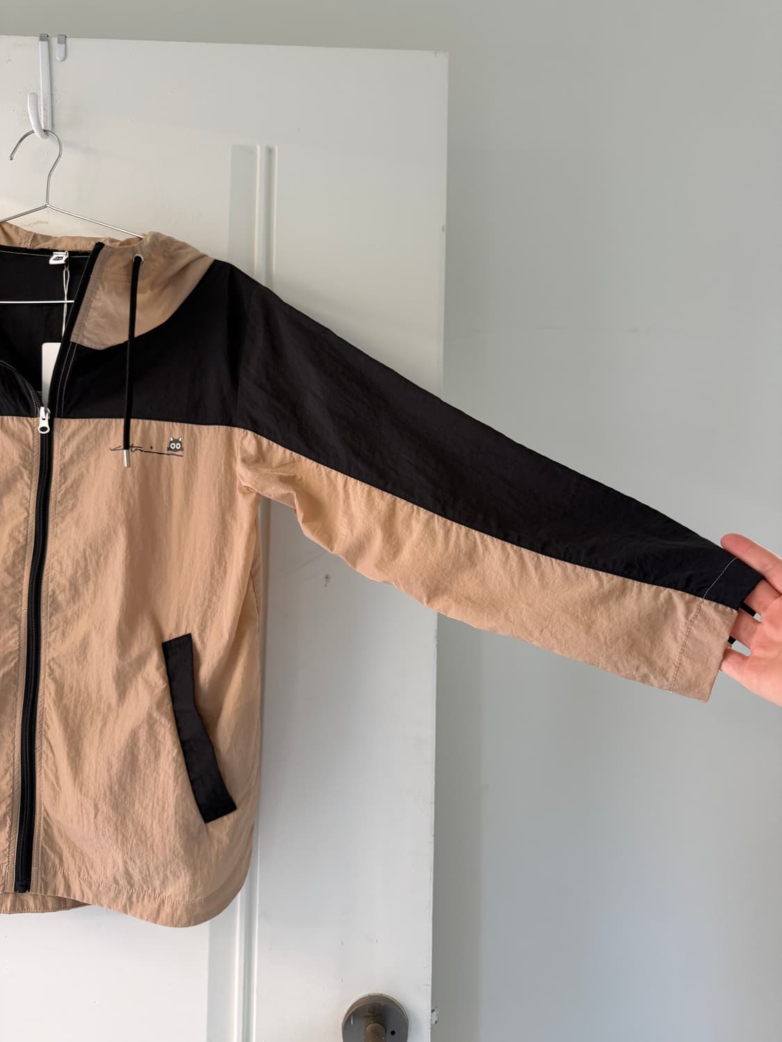 일본빈티지 고양이 바람막이 자켓 상품이미지7